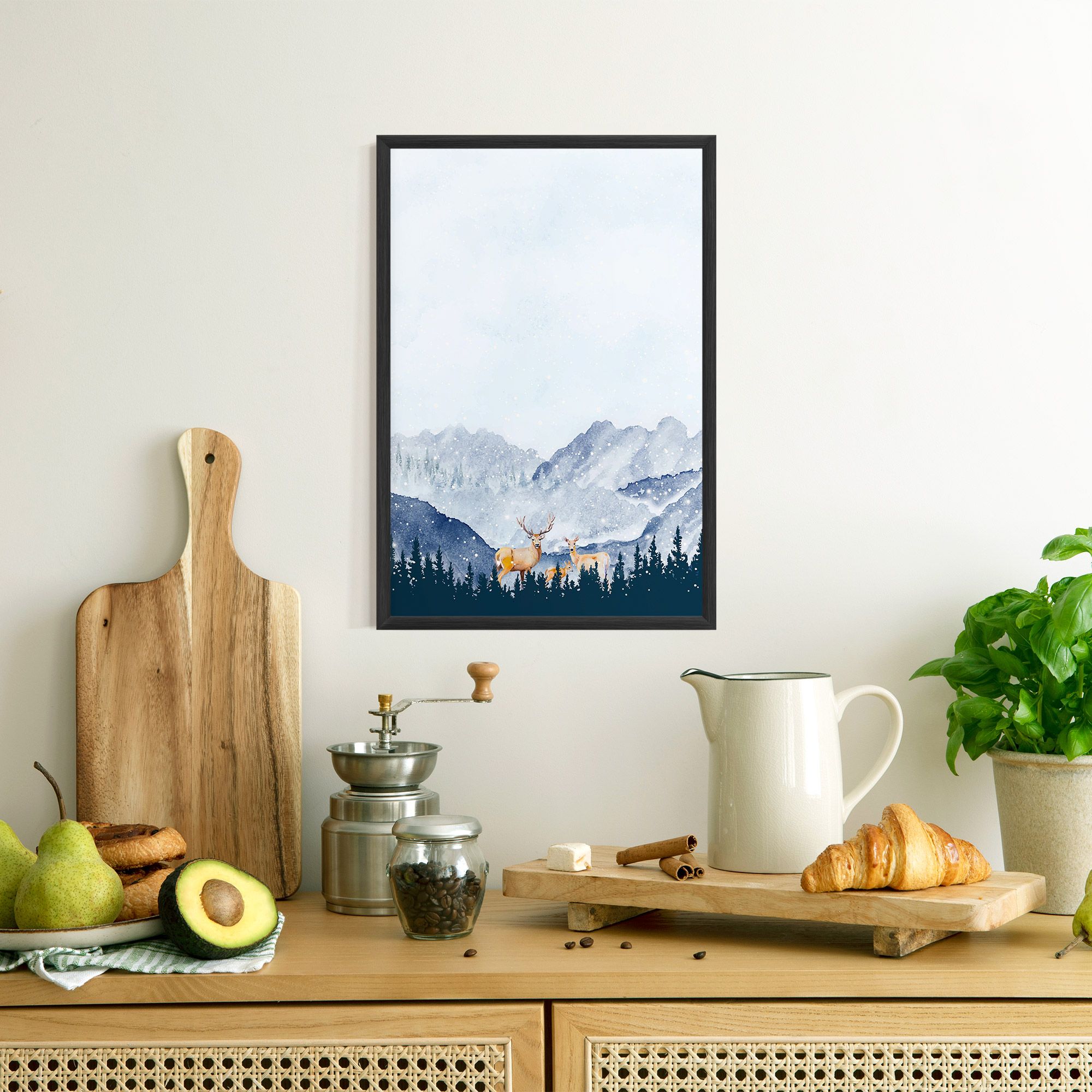 Winter Deers mockup 8