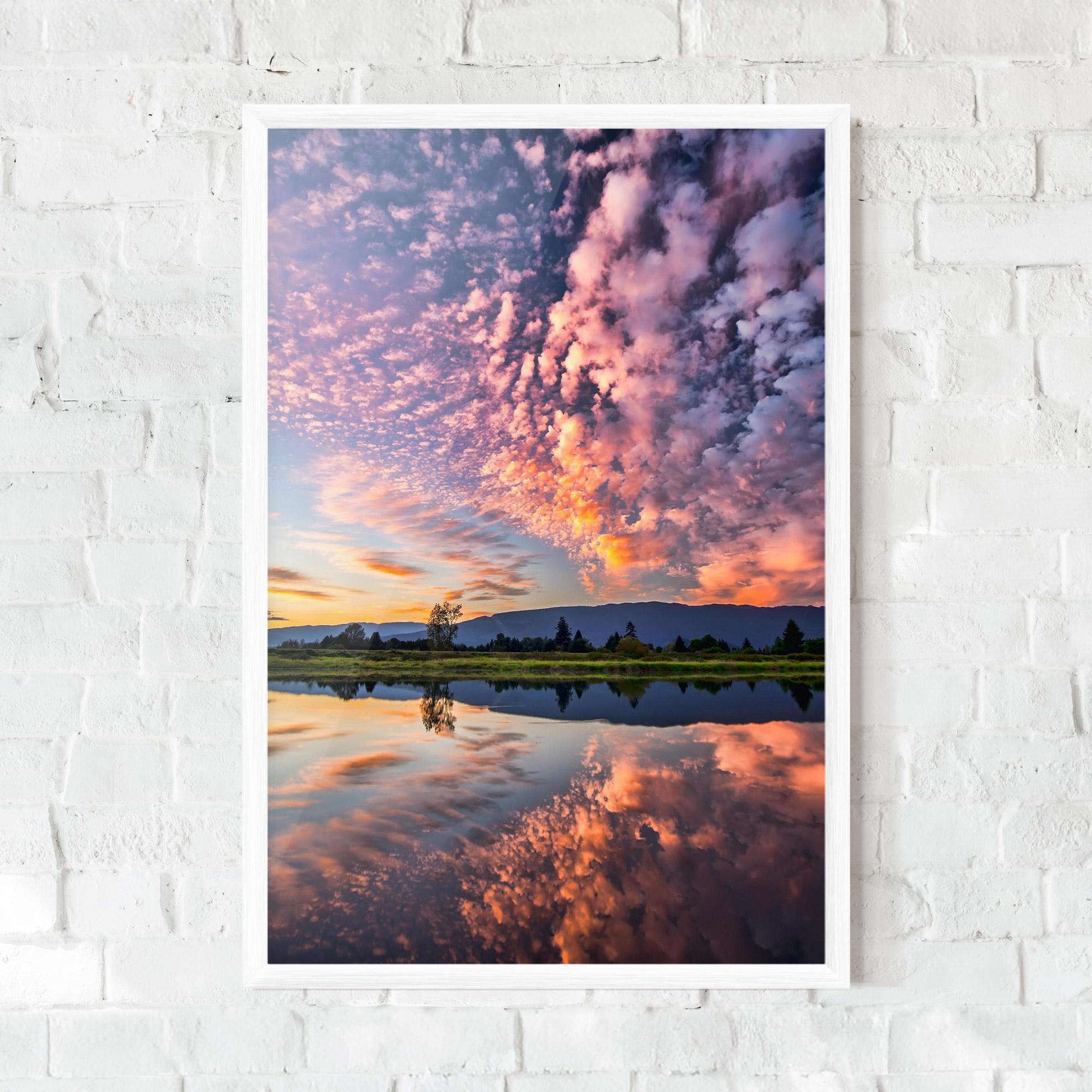 Poster Înrămat Beautiful Sky mockup 0