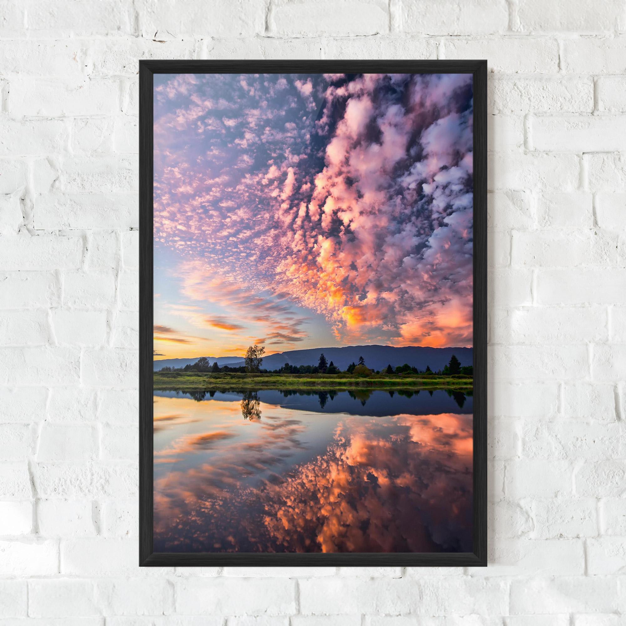 Poster Înrămat Beautiful Sky mockup 0