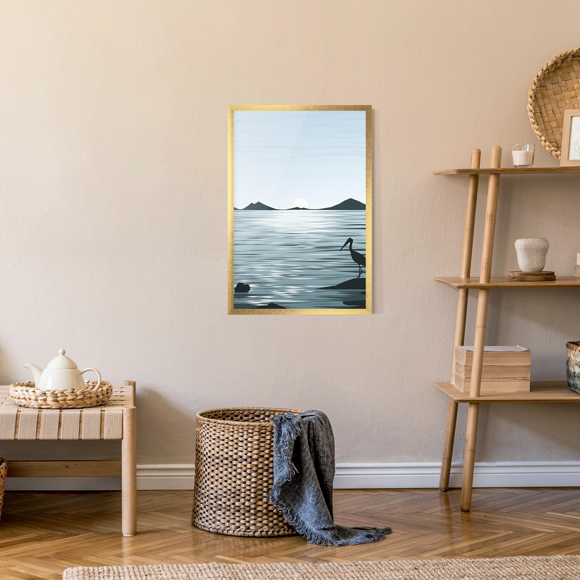 Poster Înrămat Sparkling_lake_view mockup 9