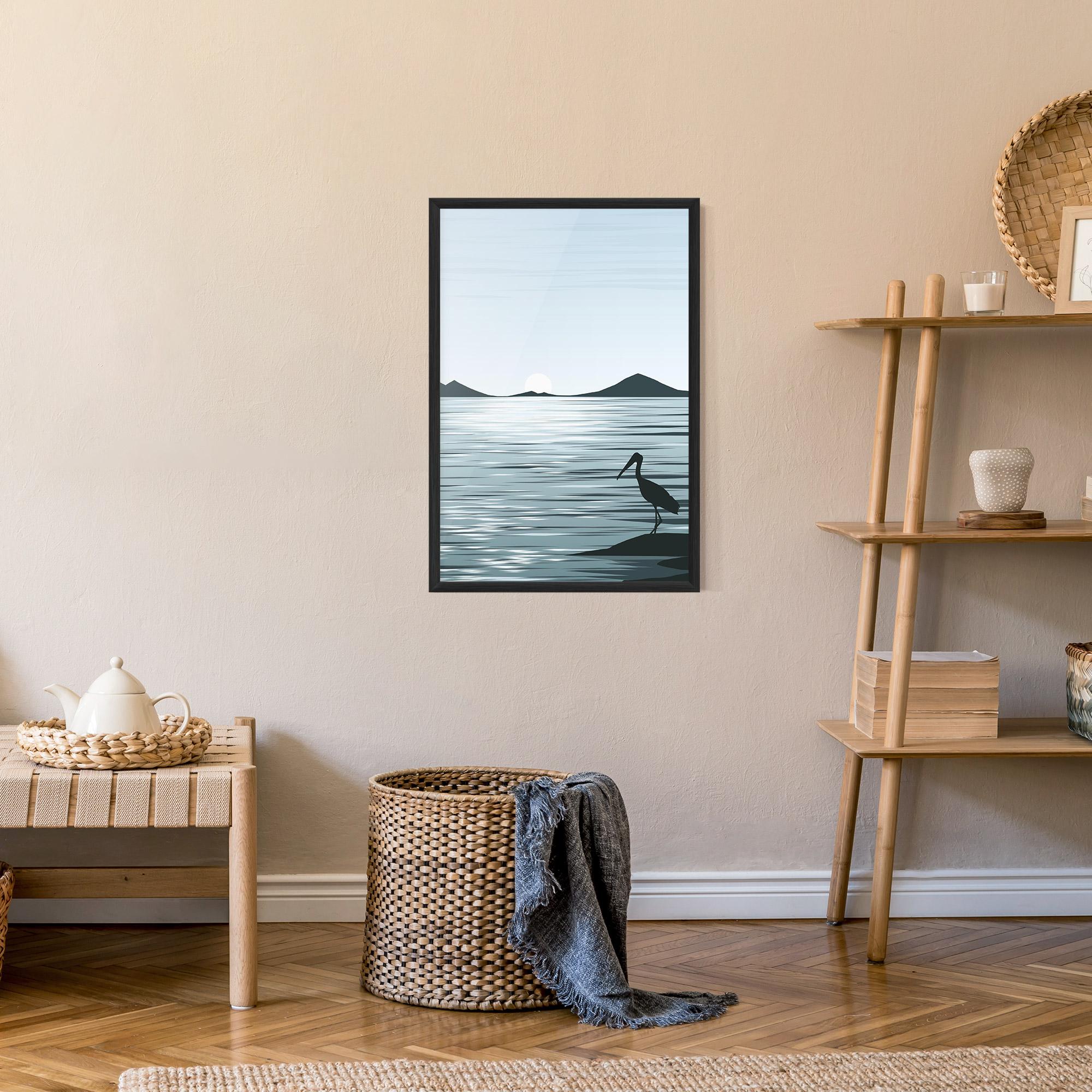 Poster Înrămat Sparkling Lake mockup 9