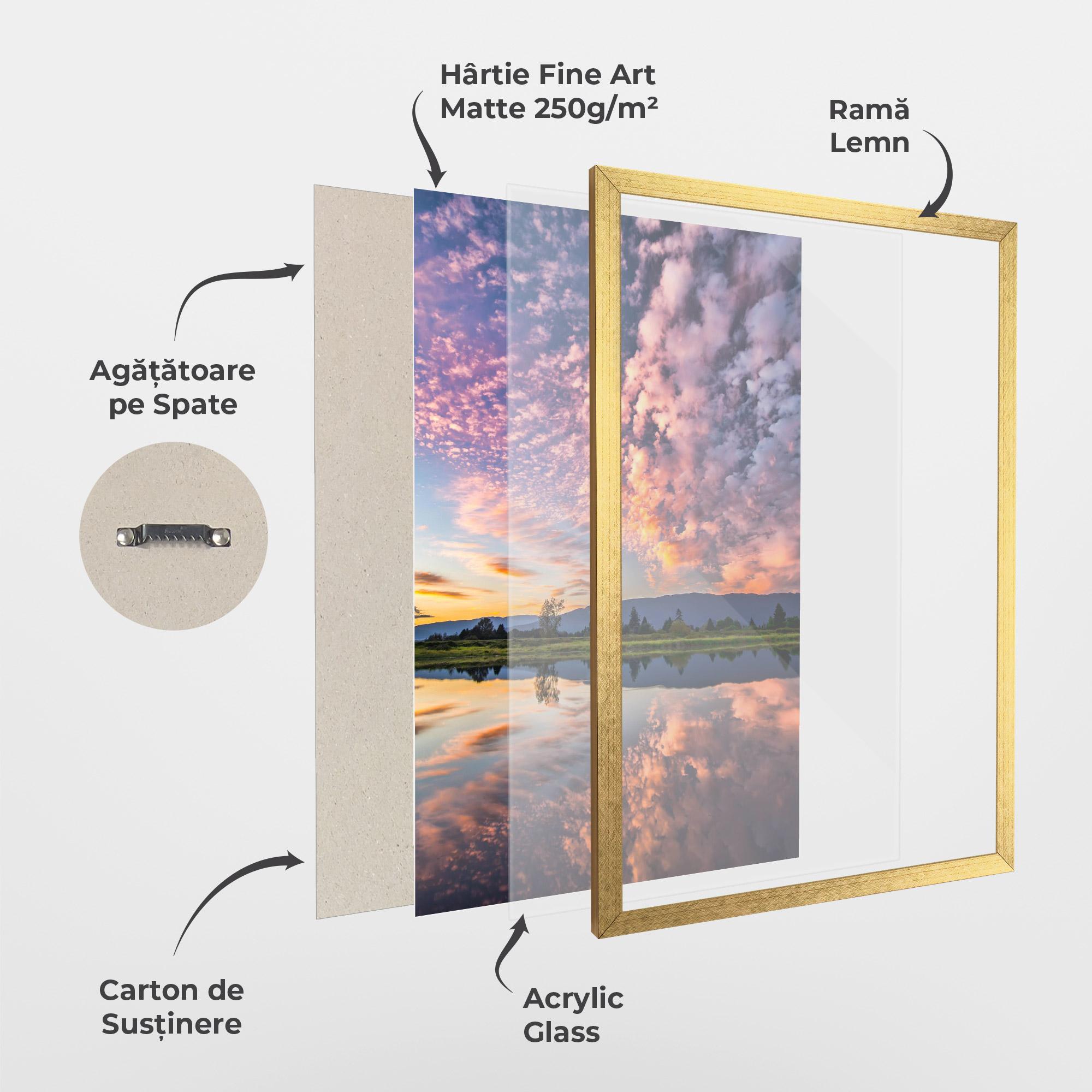 Poster Înrămat Beautiful Sky mockup 1