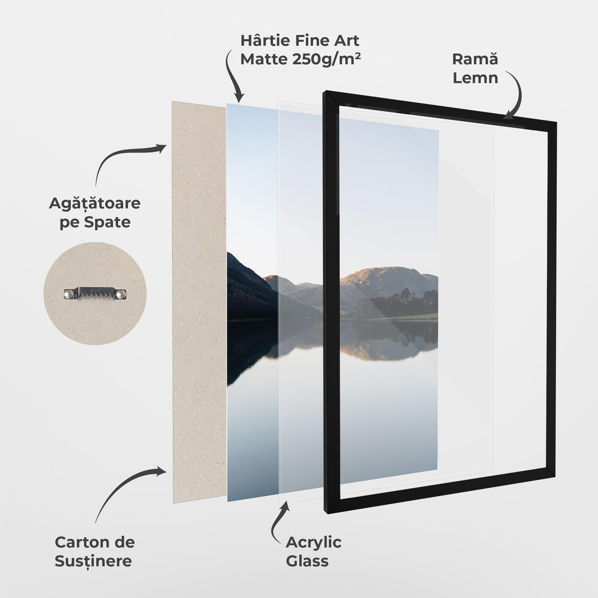 Poster Înrămat Nice Lake mockup 1