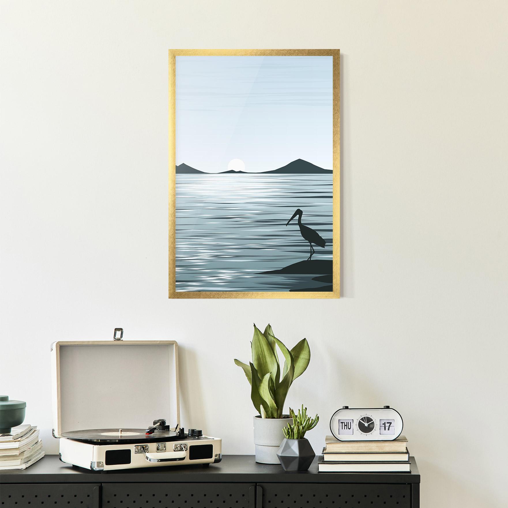 Poster Înrămat Sparkling Lake mockup 2