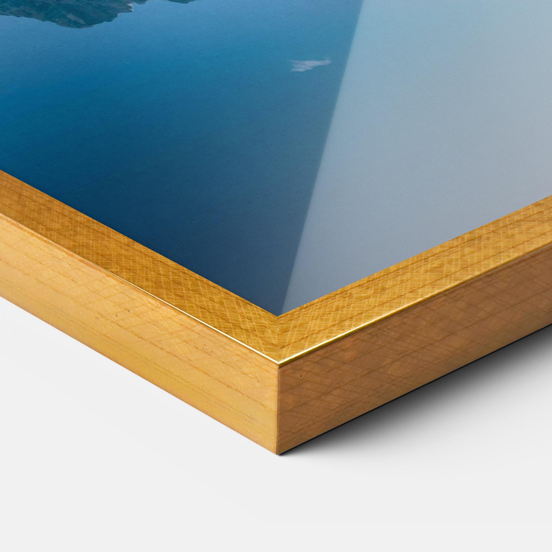 Poster Înrămat Blue Mountain Lake mockup 3