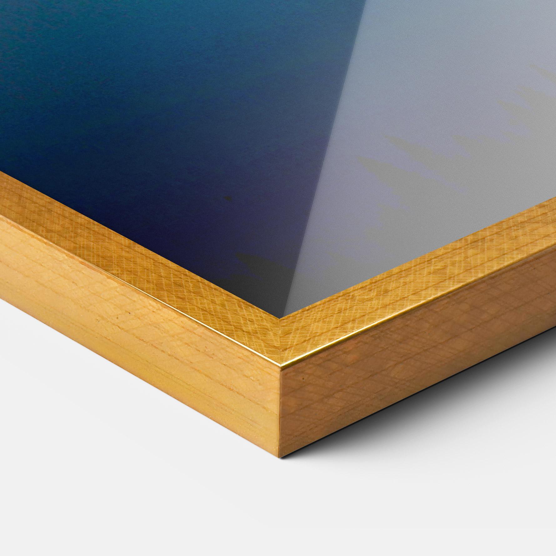 Poster Înrămat Blue Sky Lake mockup 3