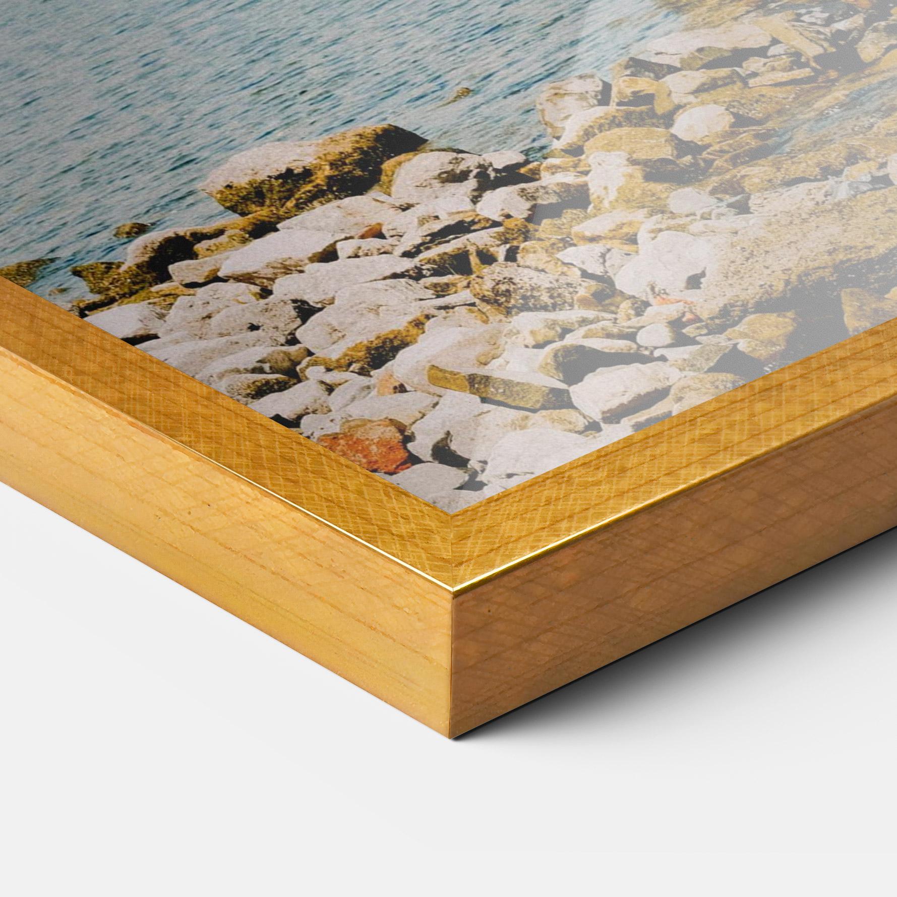 Poster Înrămat Boat On The Lake mockup 3