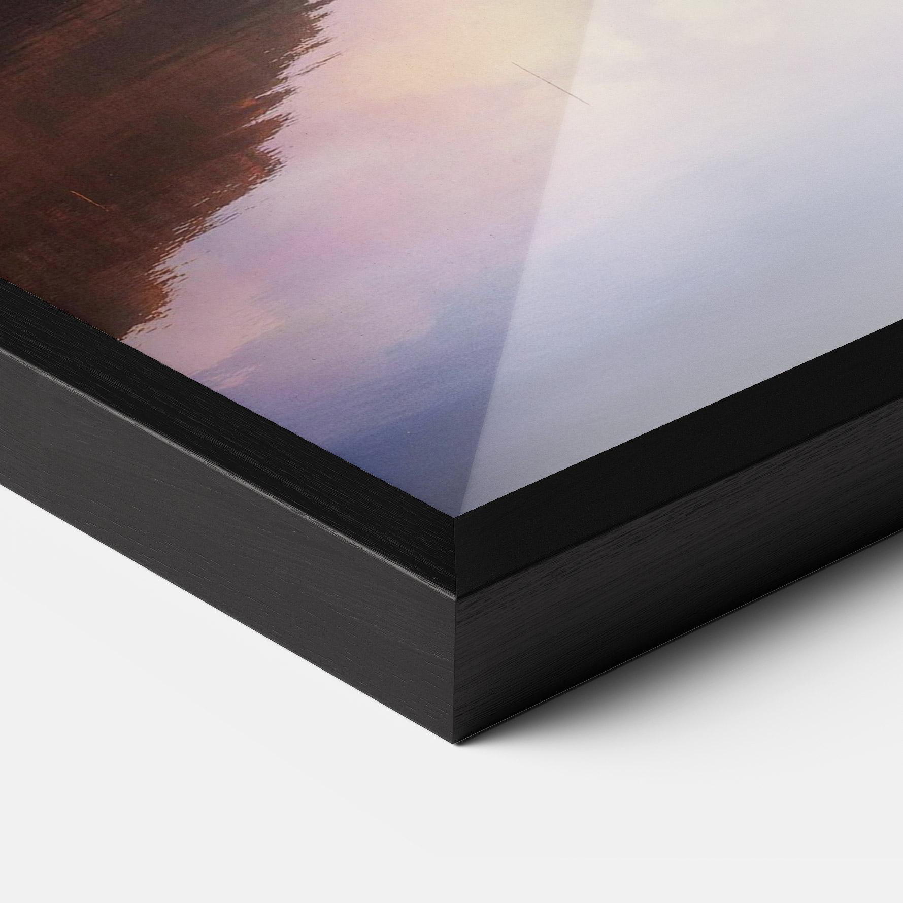 Poster Înrămat Orange Lake Light mockup 3