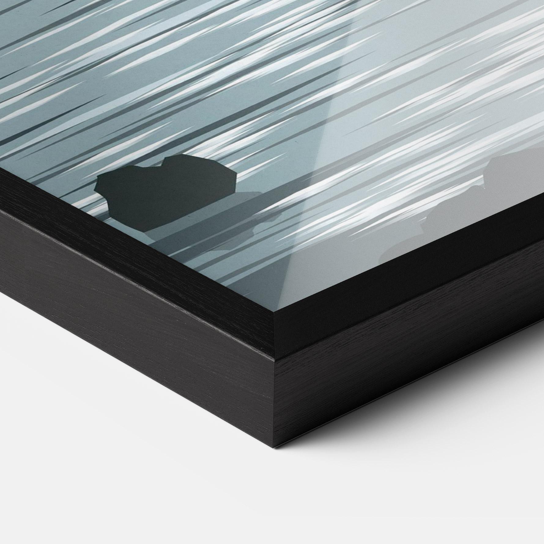 Poster Înrămat Sparkling_lake_view mockup 3