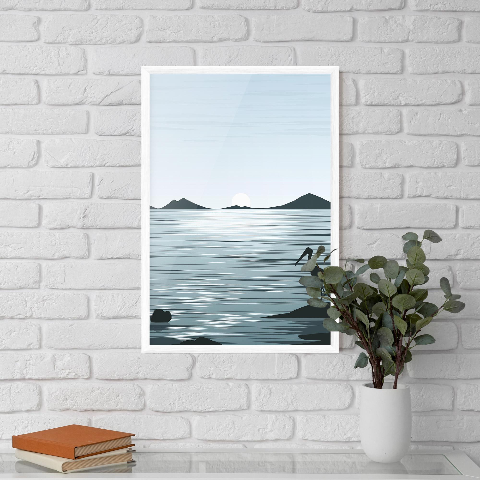 Poster Înrămat Sparkling_lake_view mockup 5