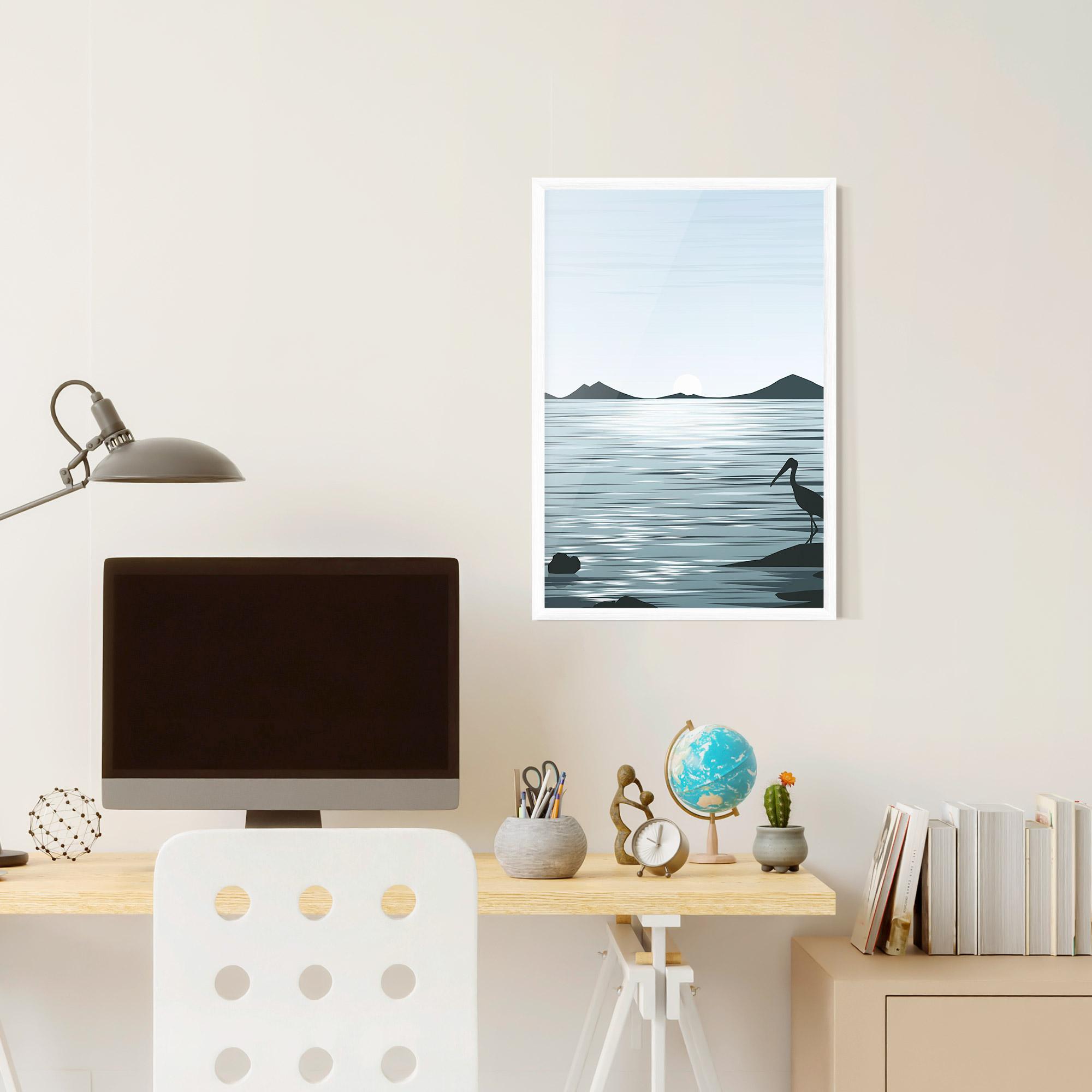 Poster Înrămat Sparkling_lake_view mockup 6