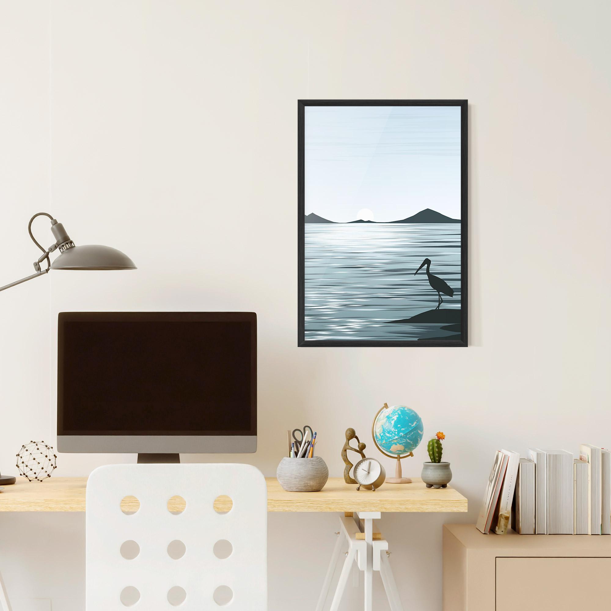 Poster Înrămat Sparkling Lake mockup 6