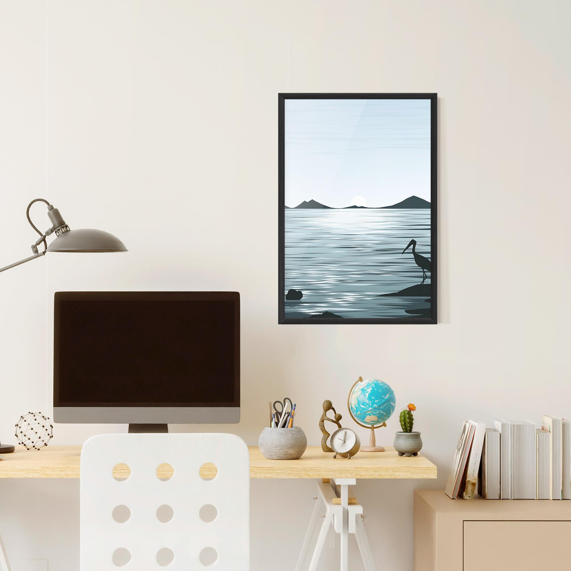 Poster Înrămat Sparkling_lake_view mockup 6