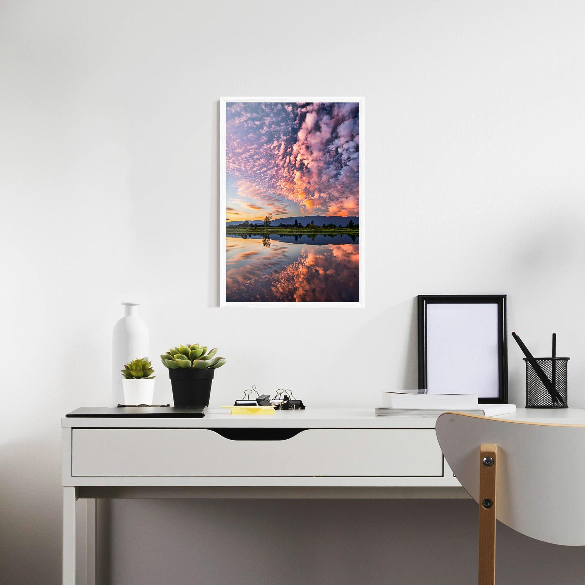 Poster Înrămat Beautiful Sky mockup 7