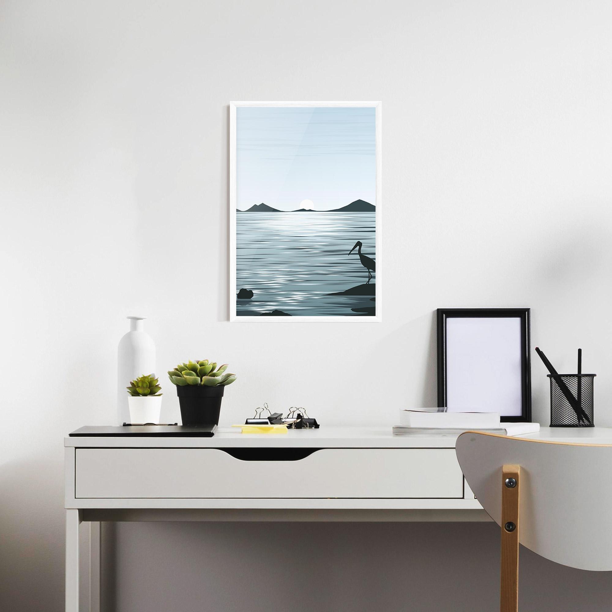 Poster Înrămat Sparkling_lake_view mockup 7