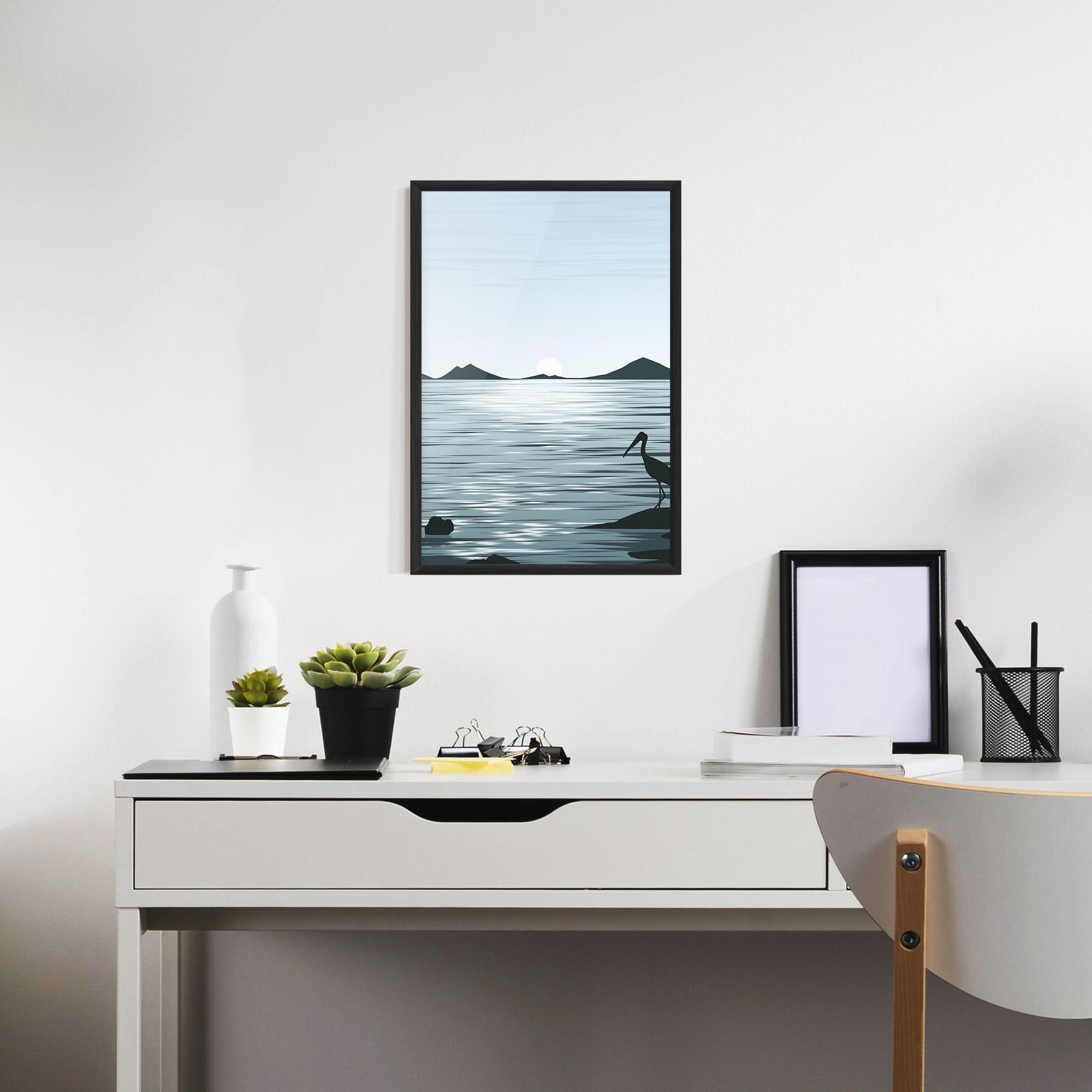 Poster Înrămat Sparkling_lake_view mockup 7