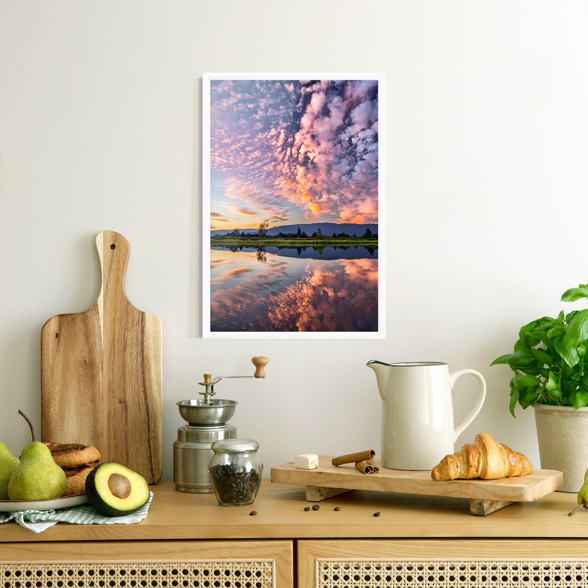 Poster Înrămat Beautiful Sky mockup 8