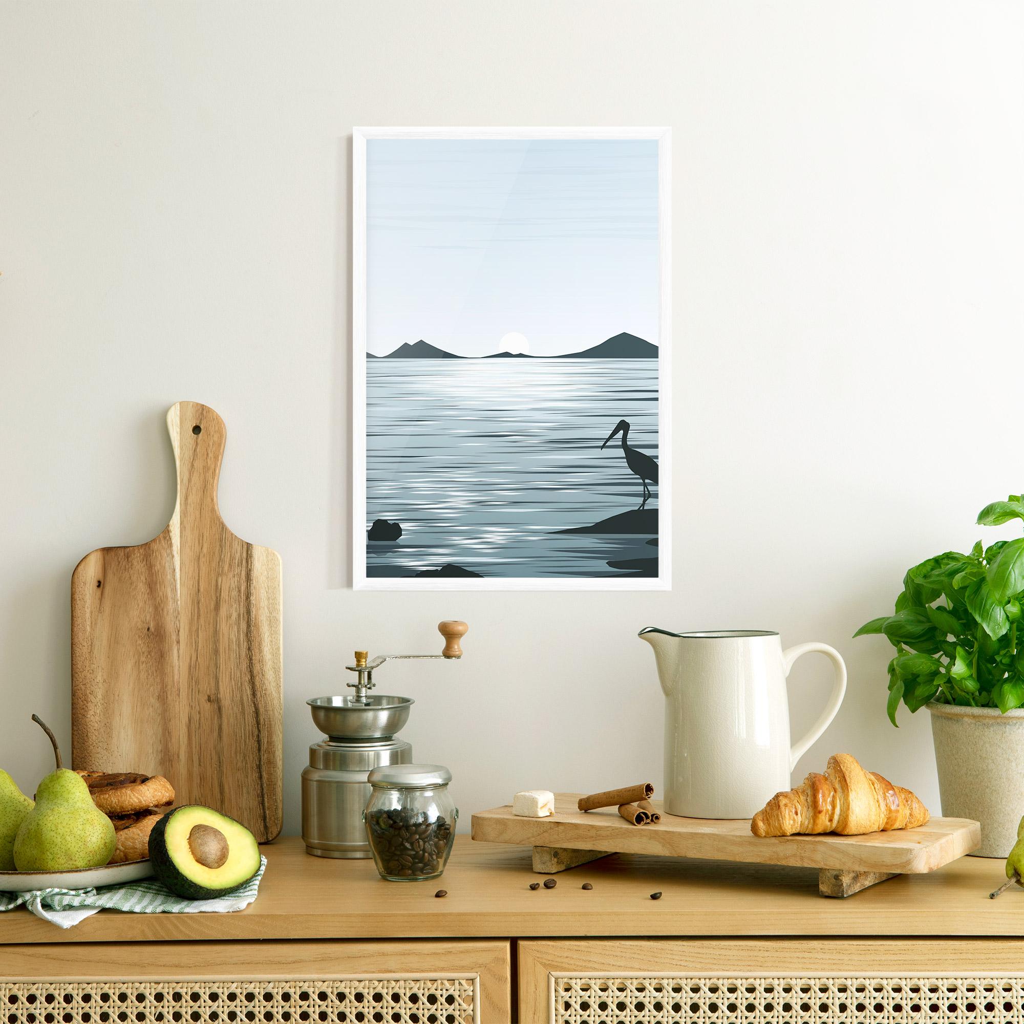 Poster Înrămat Sparkling_lake_view mockup 8