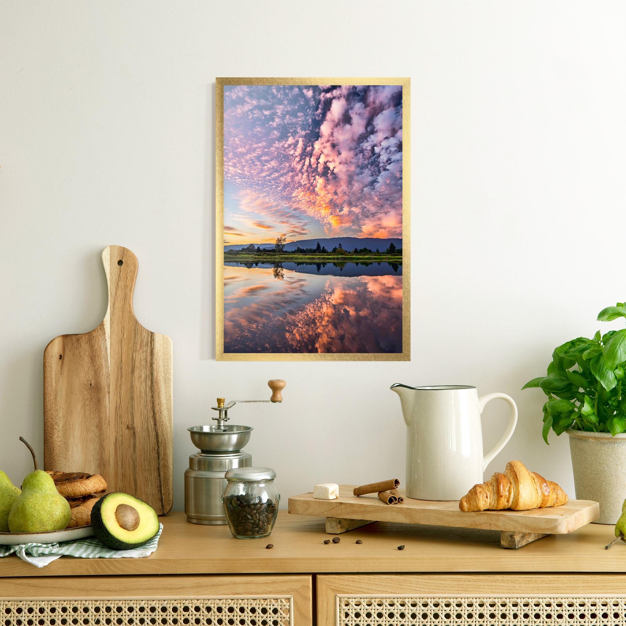 Poster Înrămat Beautiful Sky mockup 8