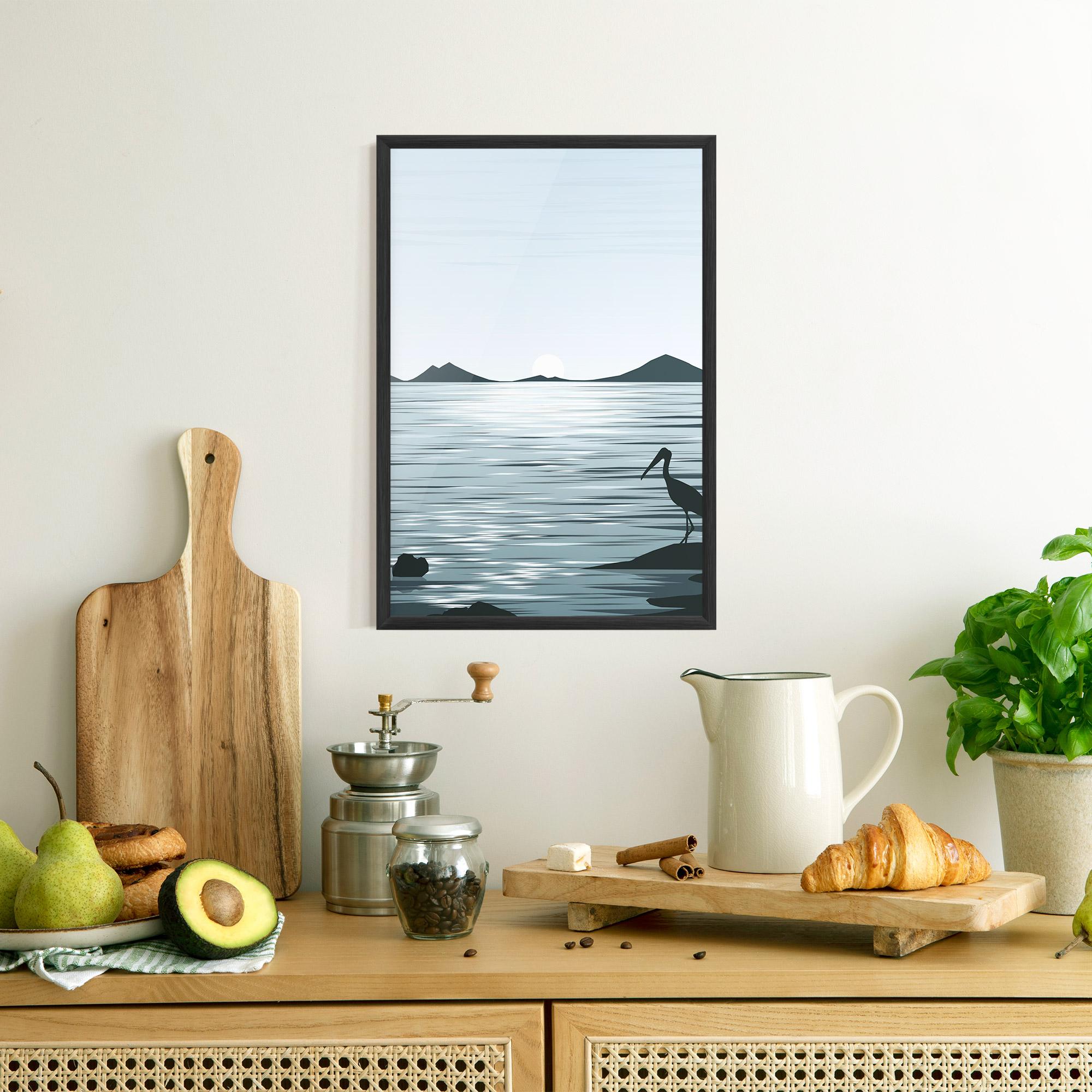 Poster Înrămat Sparkling_lake_view mockup 8