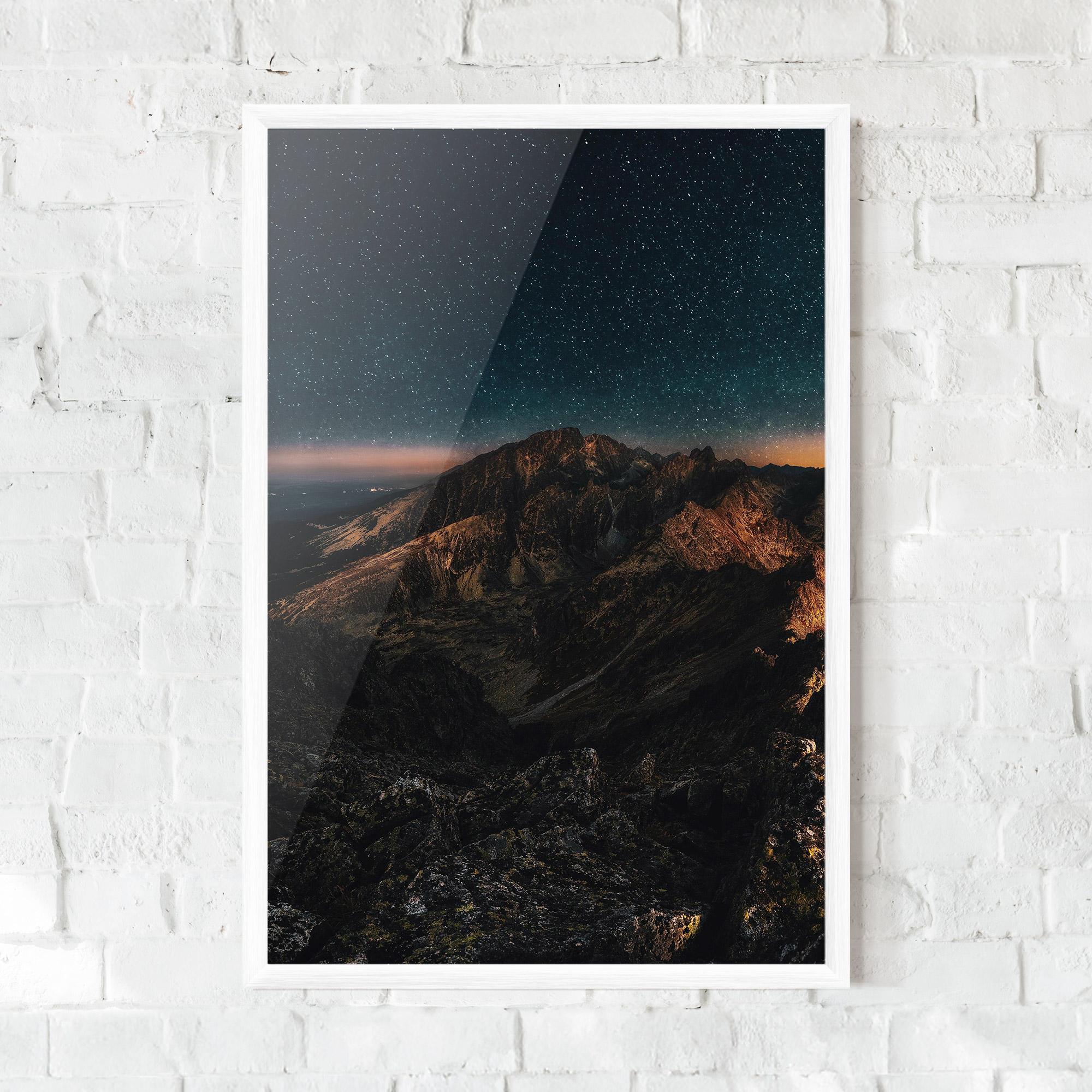 Poster Înrămat Mountain Sky mockup 0