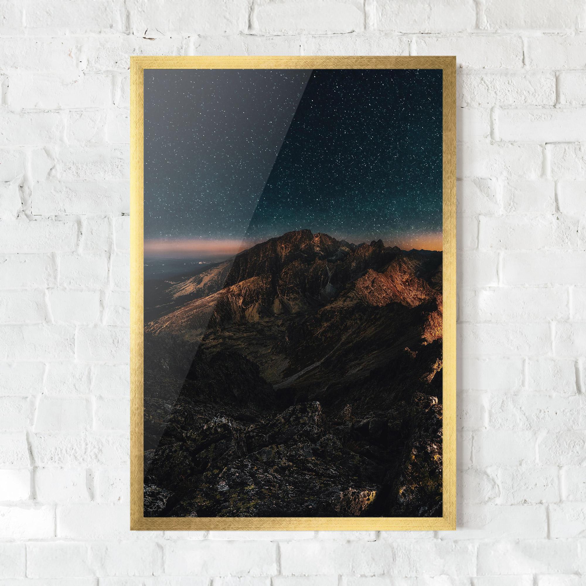 Poster Înrămat Mountain Sky mockup 0