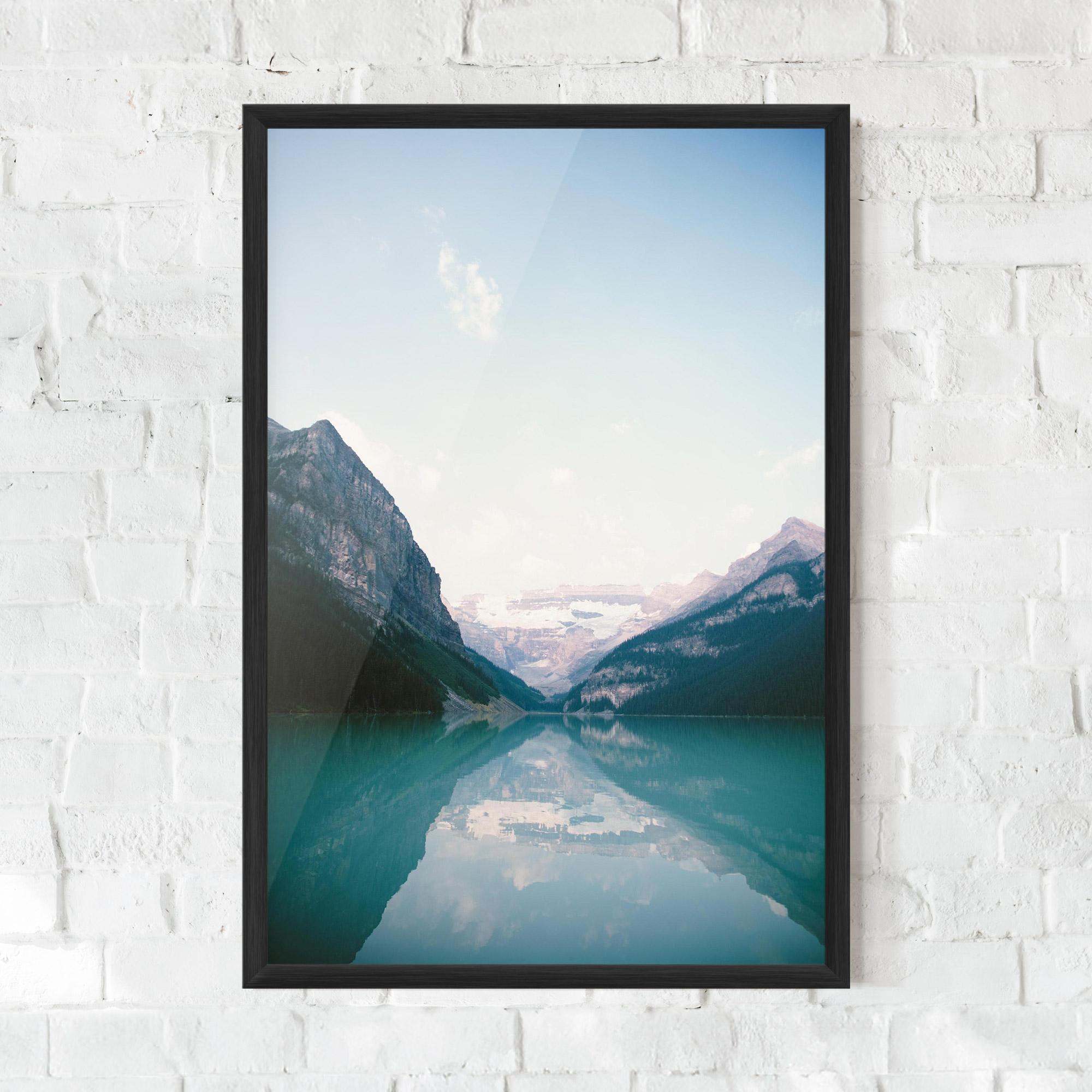 Poster Înrămat Mountain Valley mockup 0