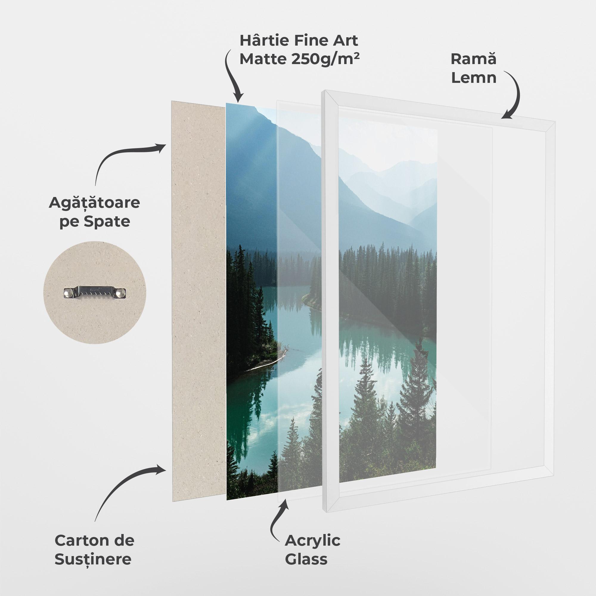 Poster Înrămat Crystal Lake mockup 1