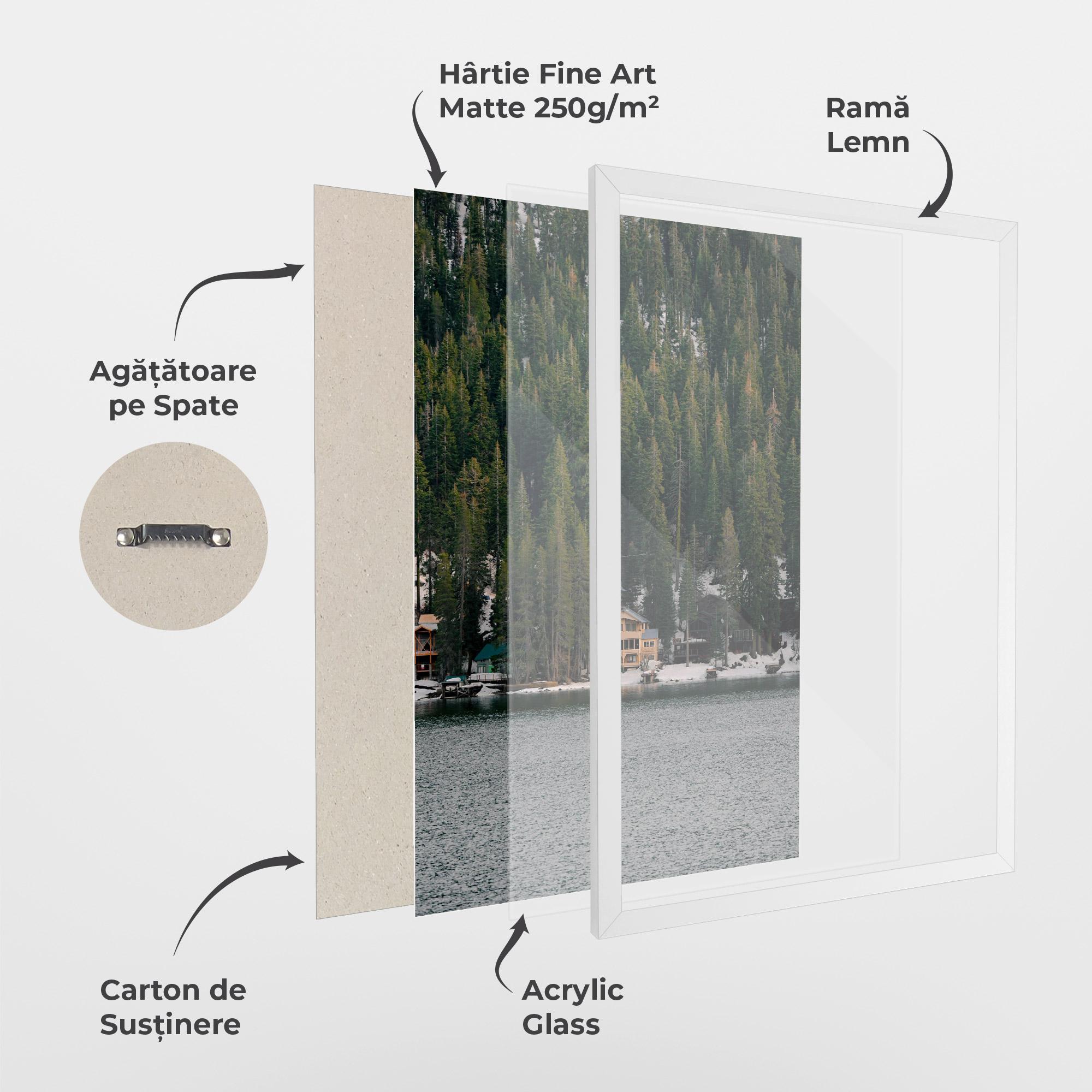 Poster Înrămat Peacefull Place mockup 1