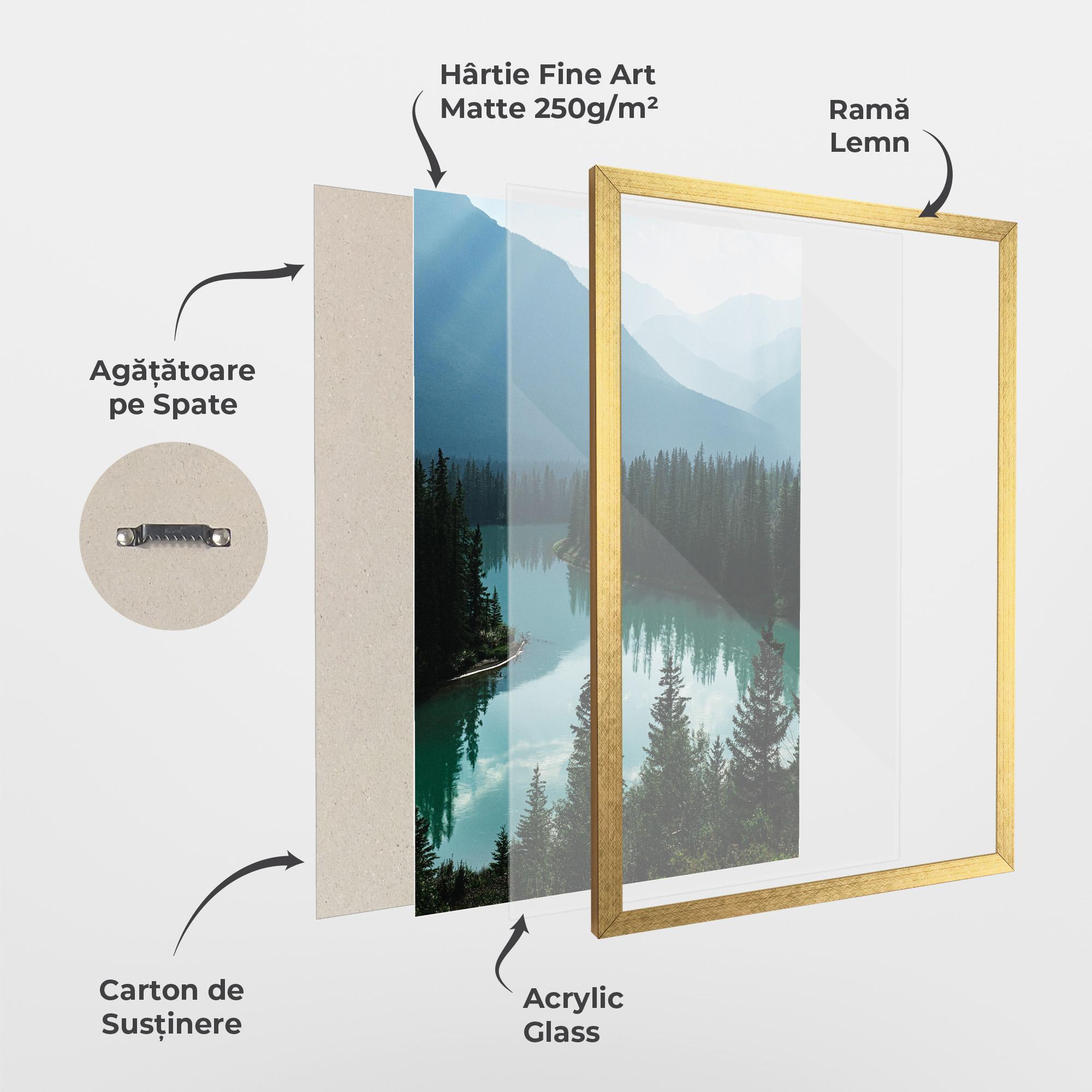 Poster Înrămat Crystal Lake mockup 1