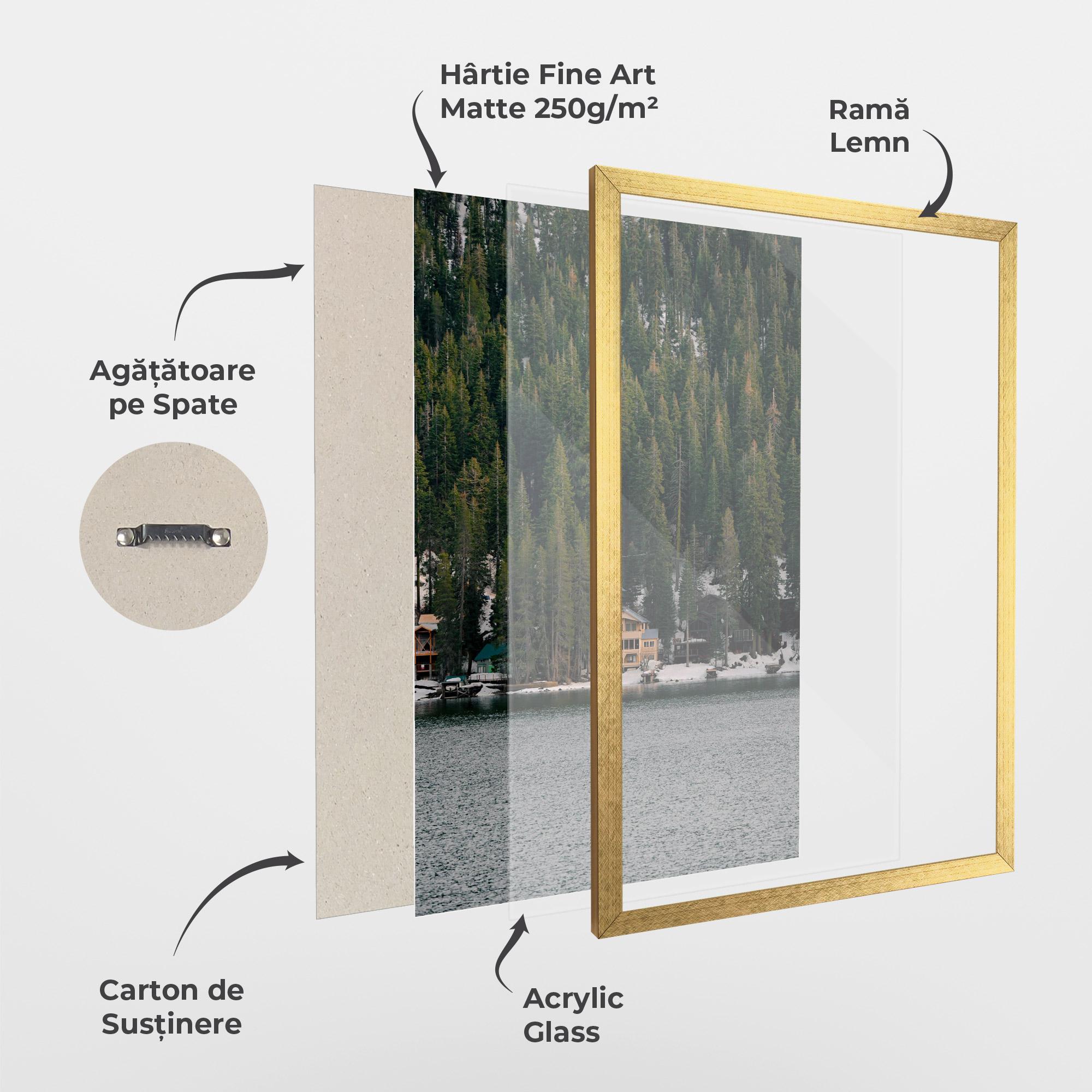 Poster Înrămat Peacefull Place mockup 1