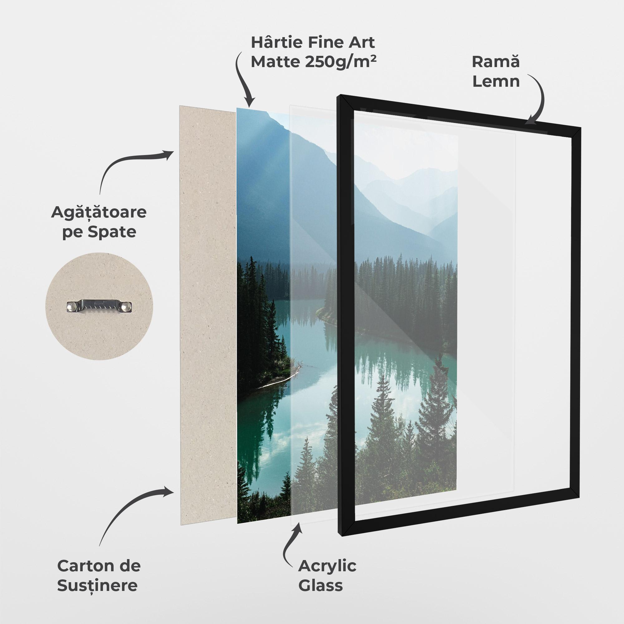 Poster Înrămat Crystal Lake mockup 1