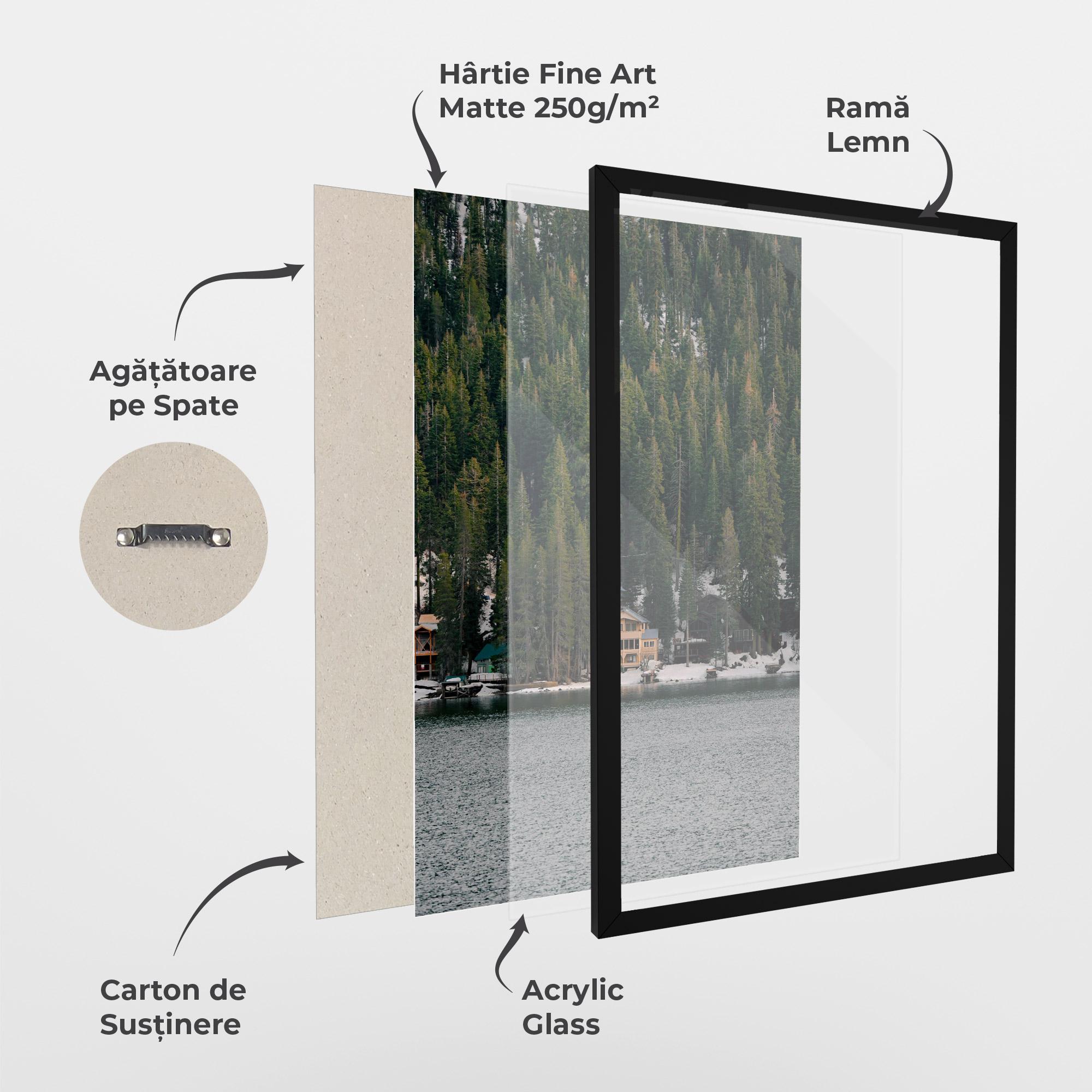 Poster Înrămat Peacefull Place mockup 1