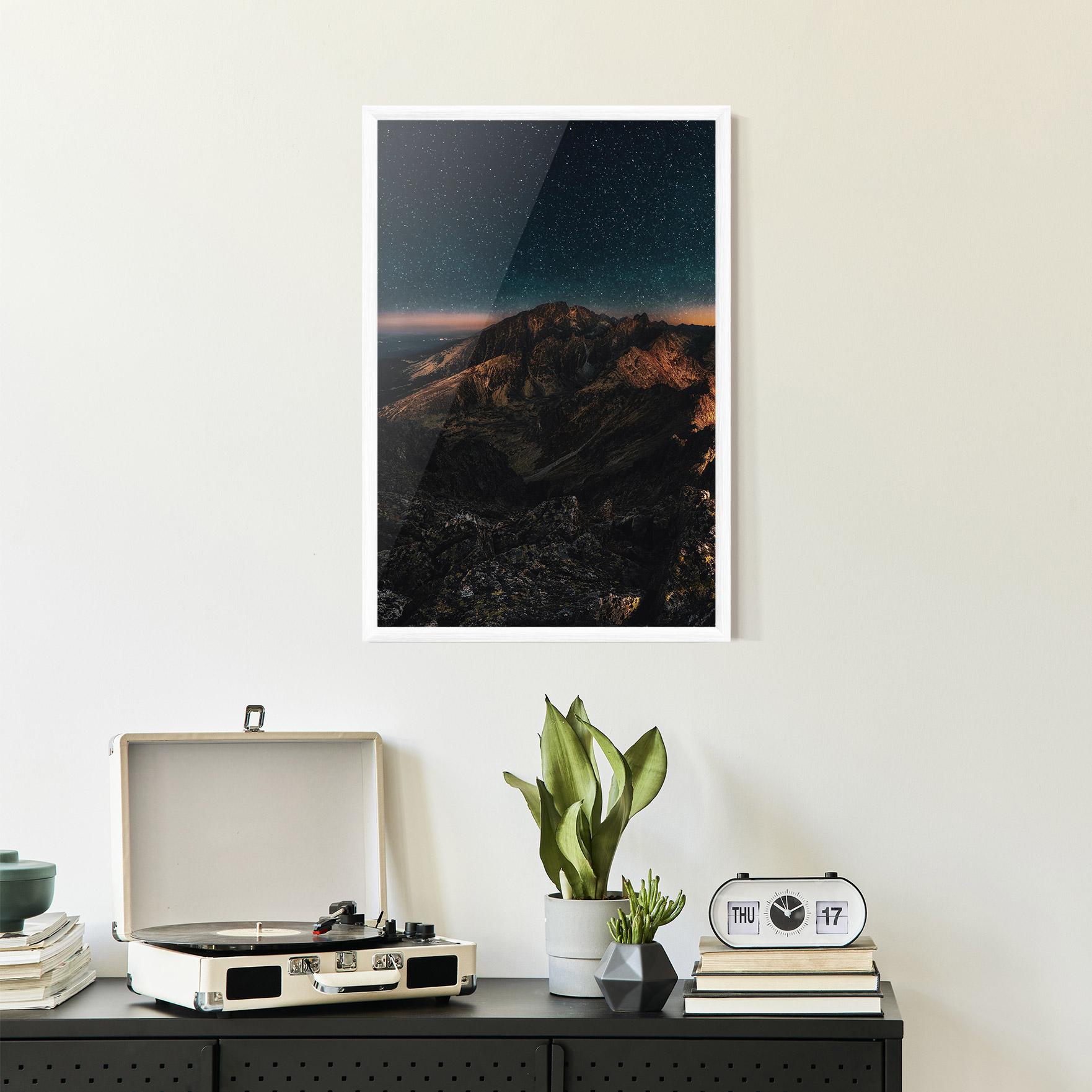 Poster Înrămat Mountain Sky mockup 2