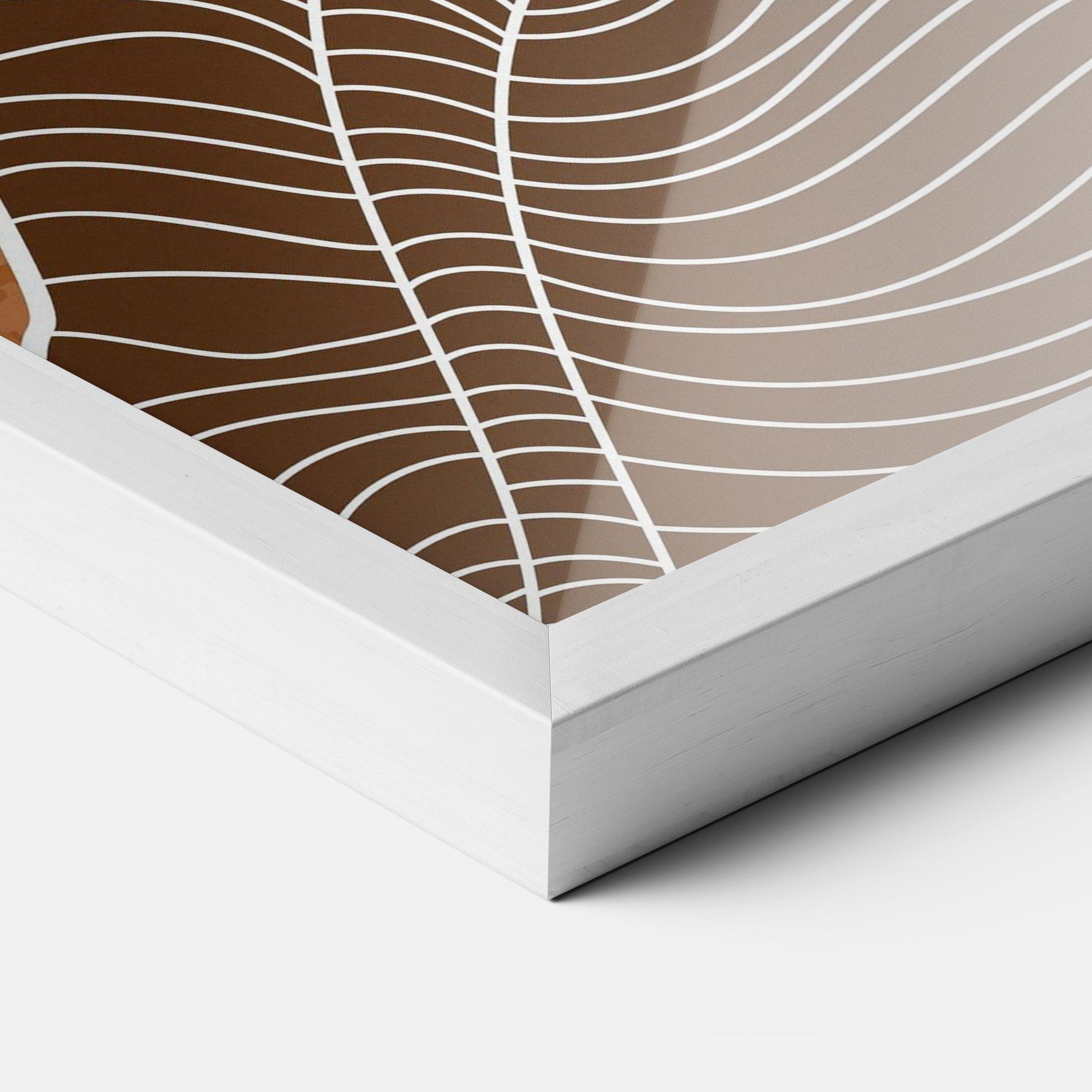 Poster Înrămat Orange Mountain mockup 3