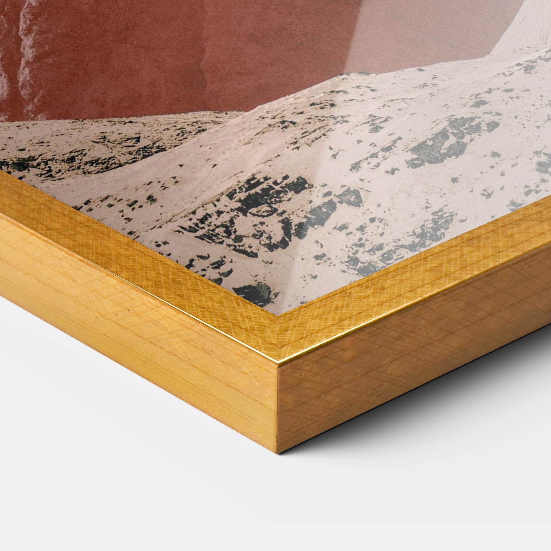 Poster Înrămat Moon Mountain Art mockup 3