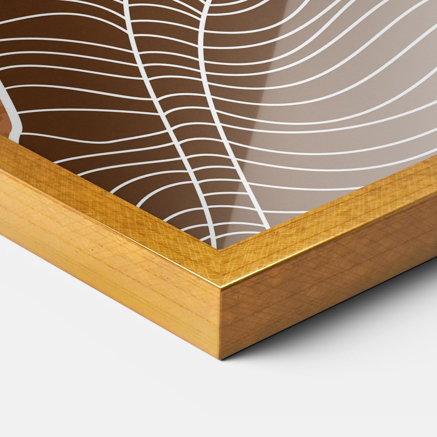 Poster Înrămat Orange Mountain mockup 3