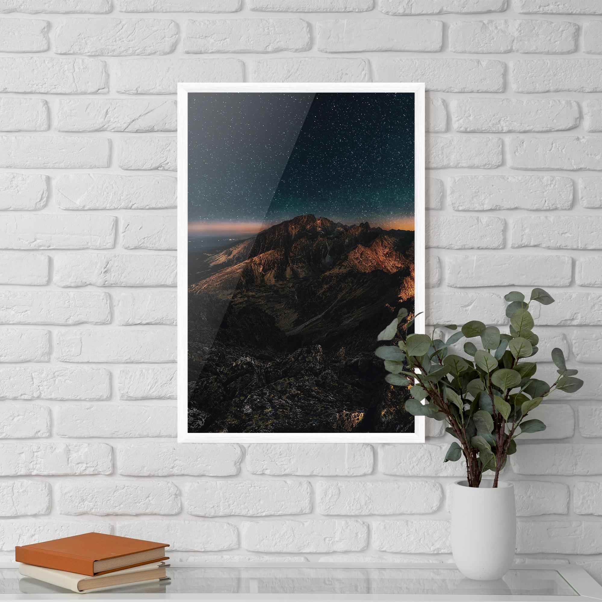 Poster Înrămat Mountain Sky mockup 5