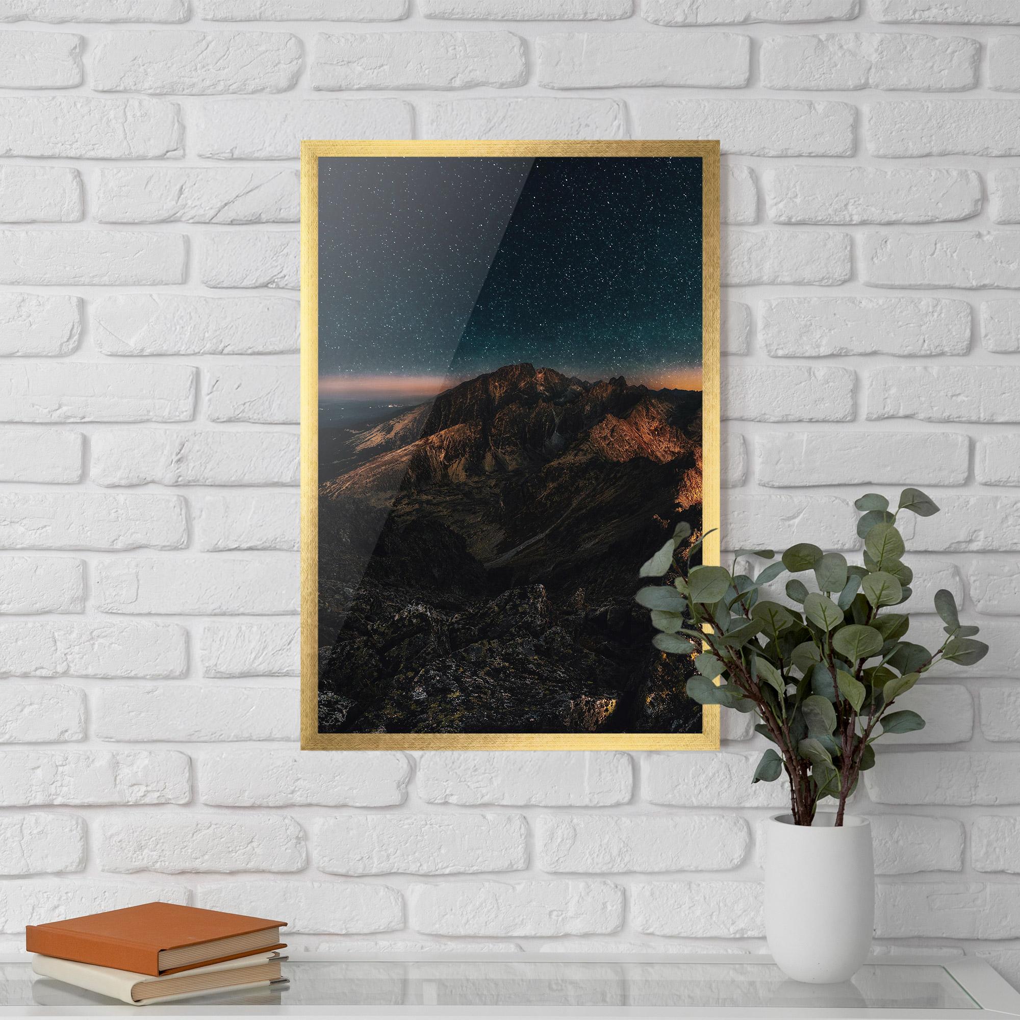 Poster Înrămat Mountain Sky mockup 5