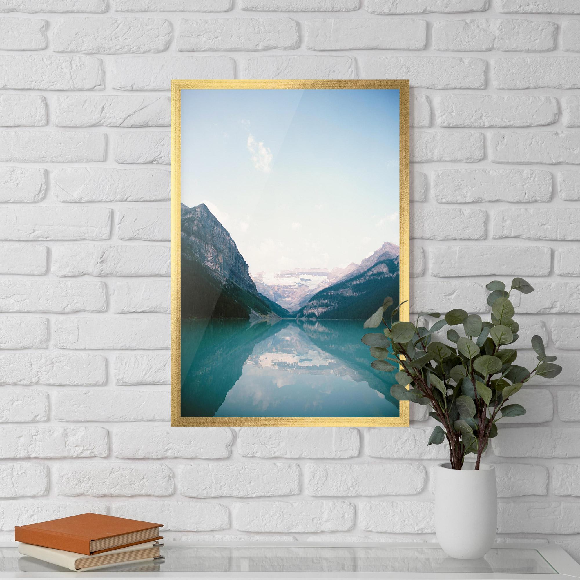 Poster Înrămat Mountain Valley mockup 5