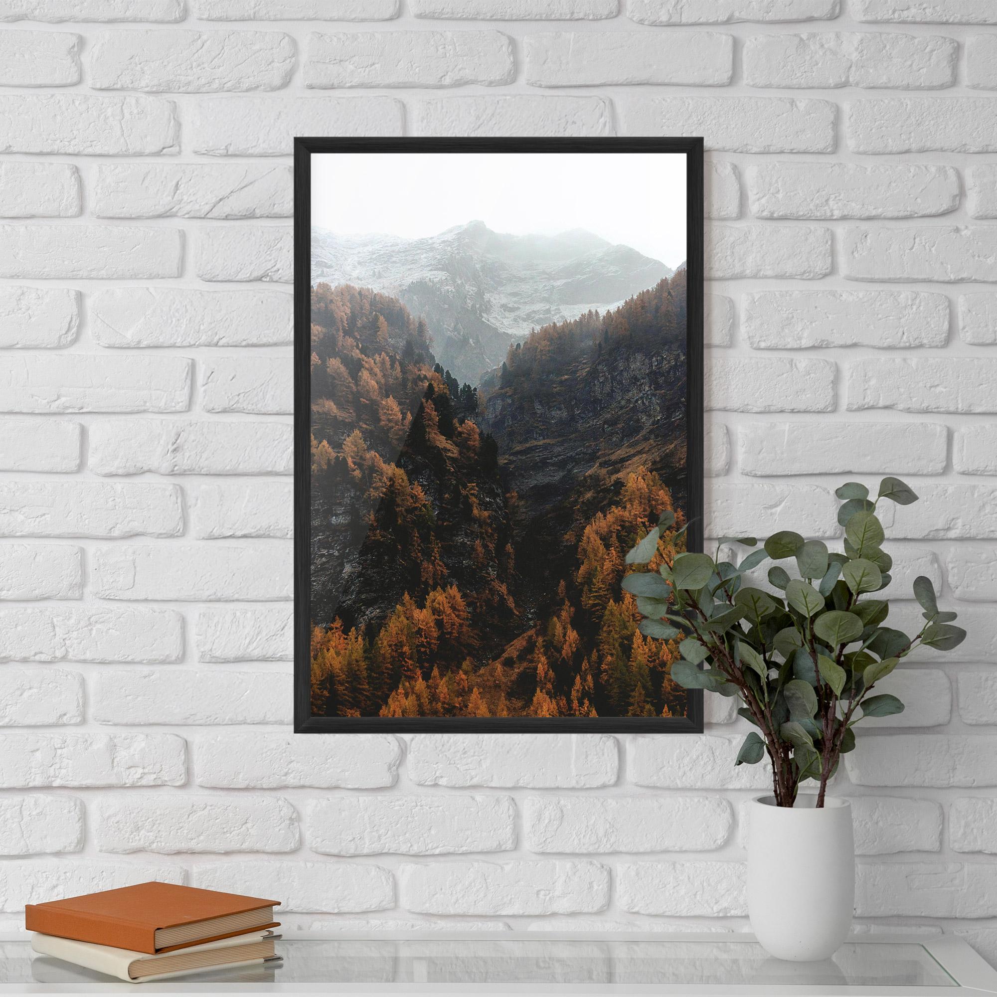 Poster Înrămat Autumn Mountain mockup 5