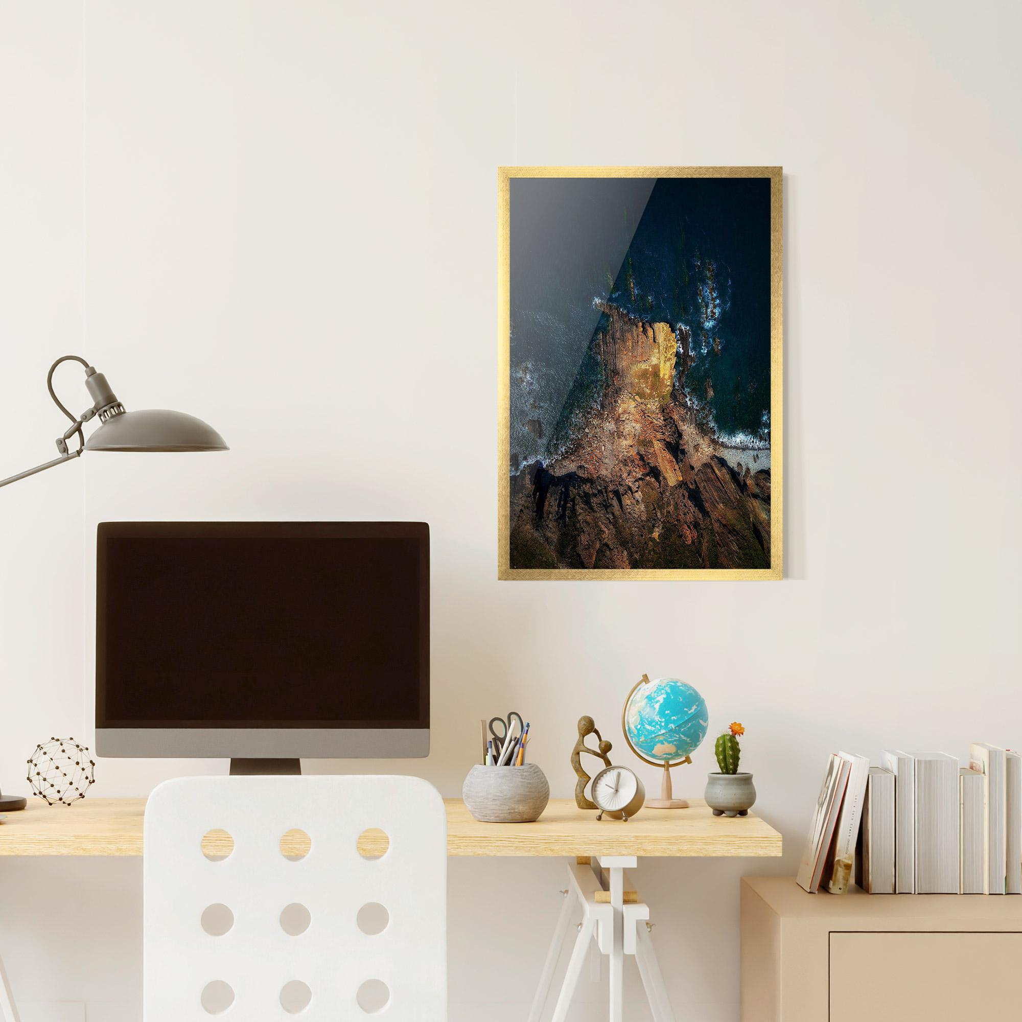 Poster Înrămat Rocks And Water mockup 6