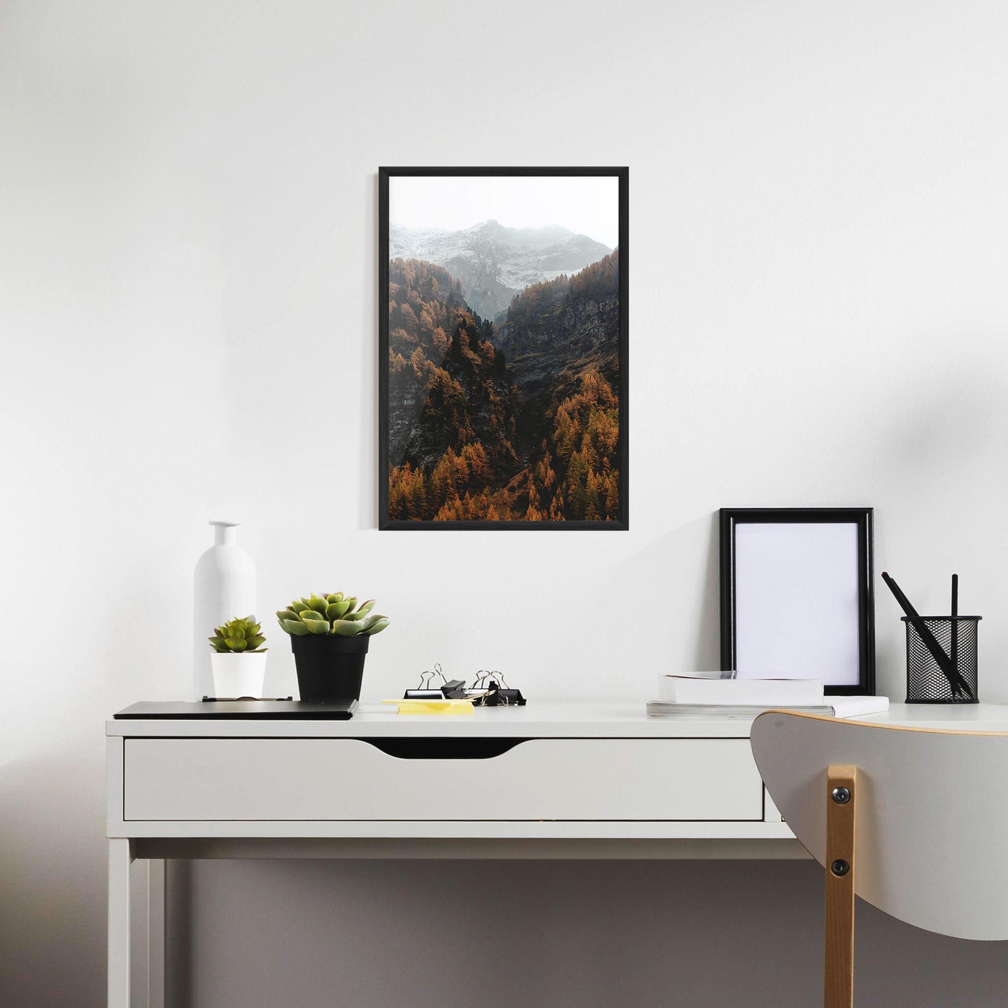 Poster Înrămat Autumn Mountain mockup 7