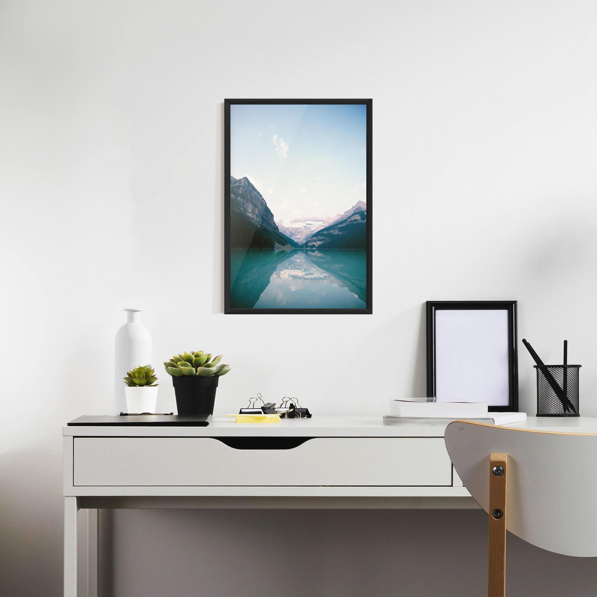 Poster Înrămat Mountain Valley mockup 7