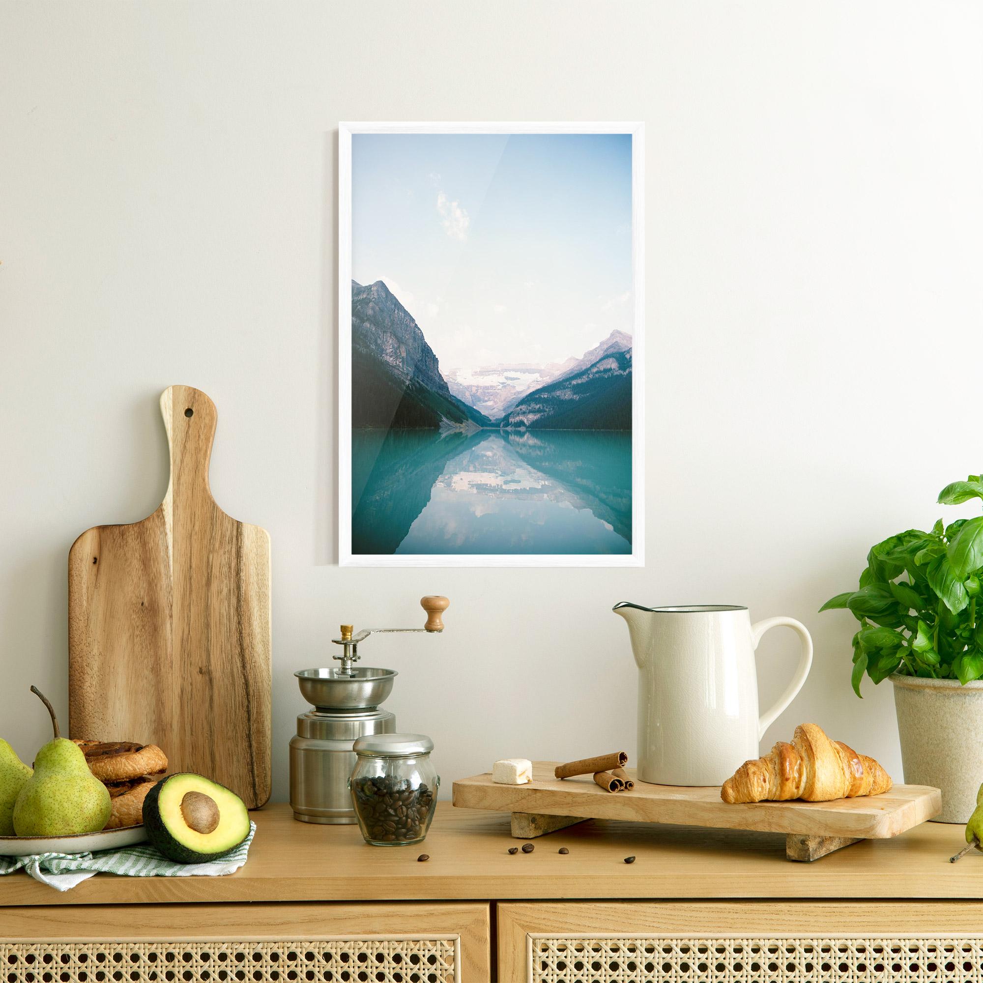 Poster Înrămat Mountain Valley mockup 8