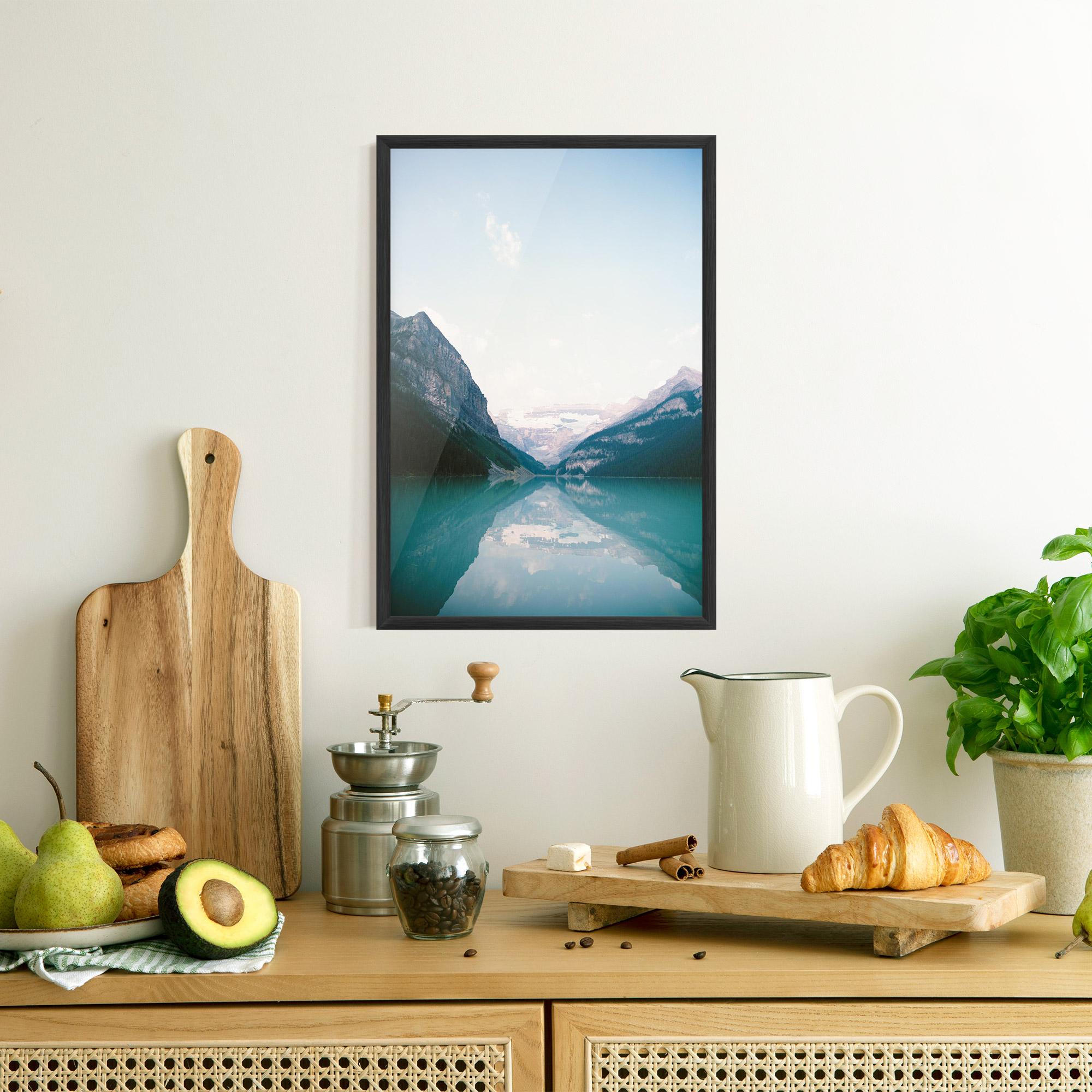 Poster Înrămat Mountain Valley mockup 8