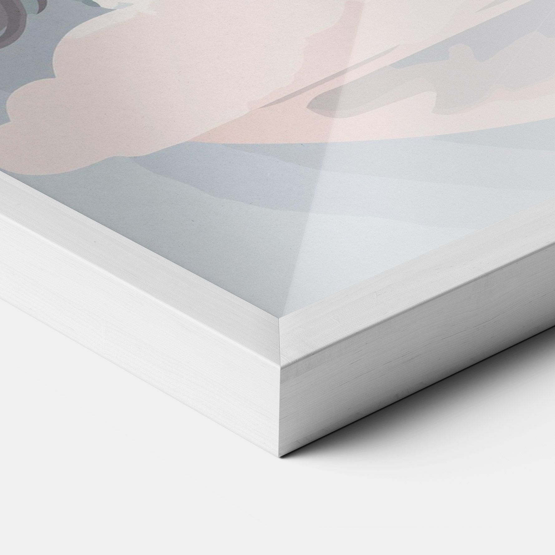 Cloud White Art mockup 3
