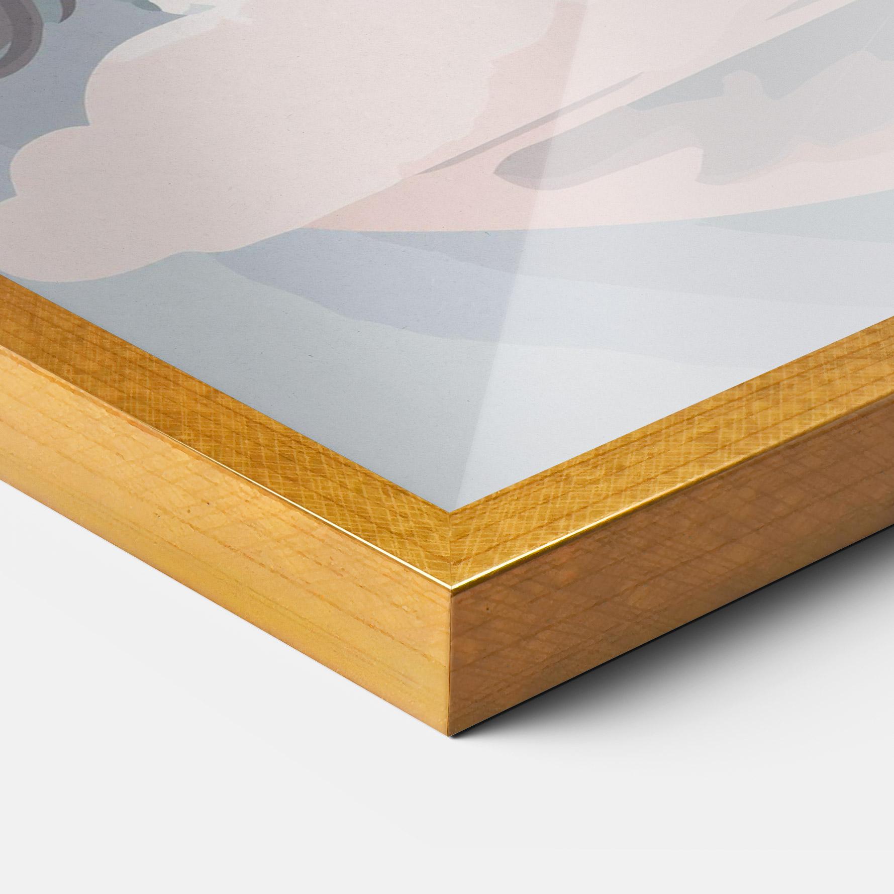 Poster Înrămat Cloud White Art mockup 3