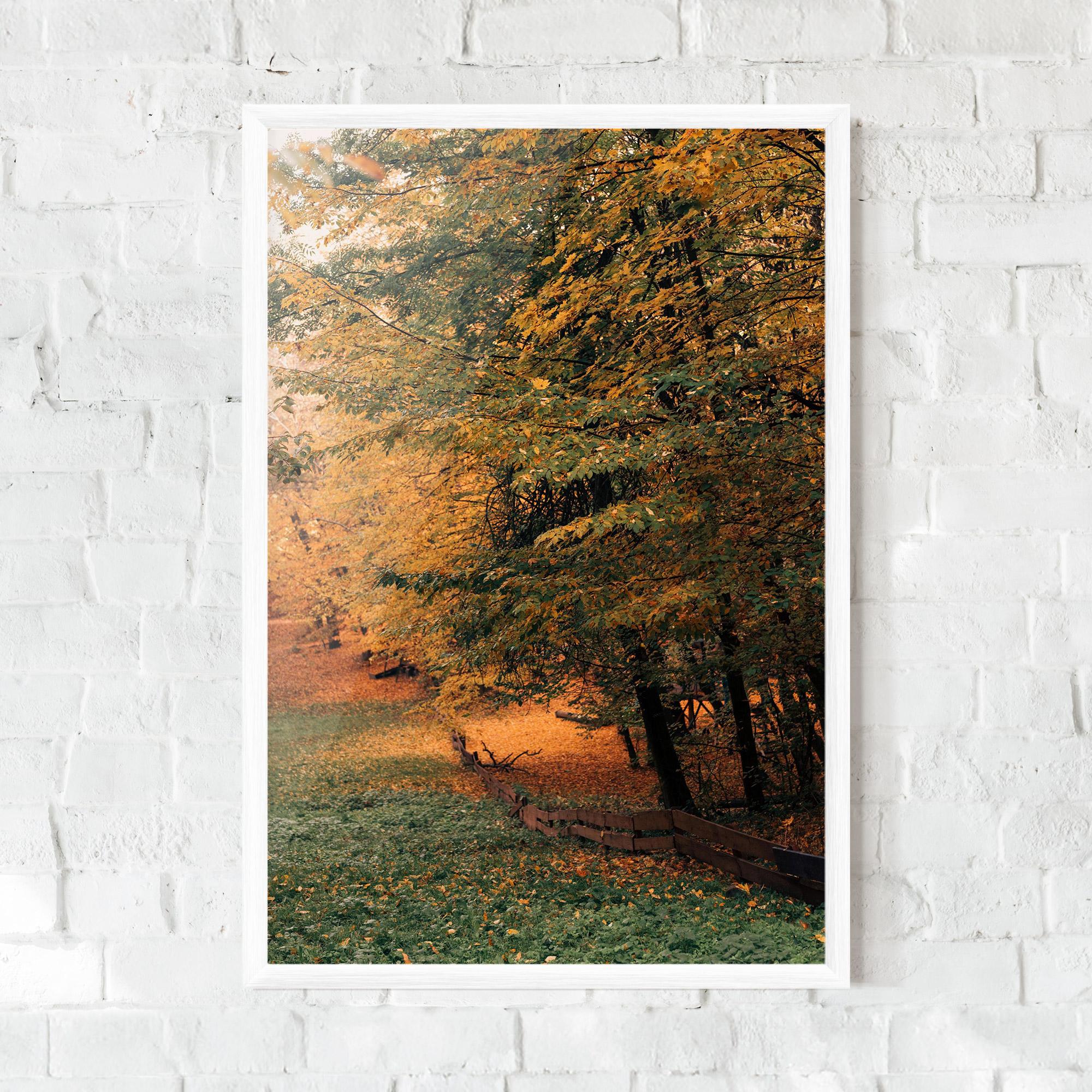 Poster Înrămat Autumn Forest mockup 0