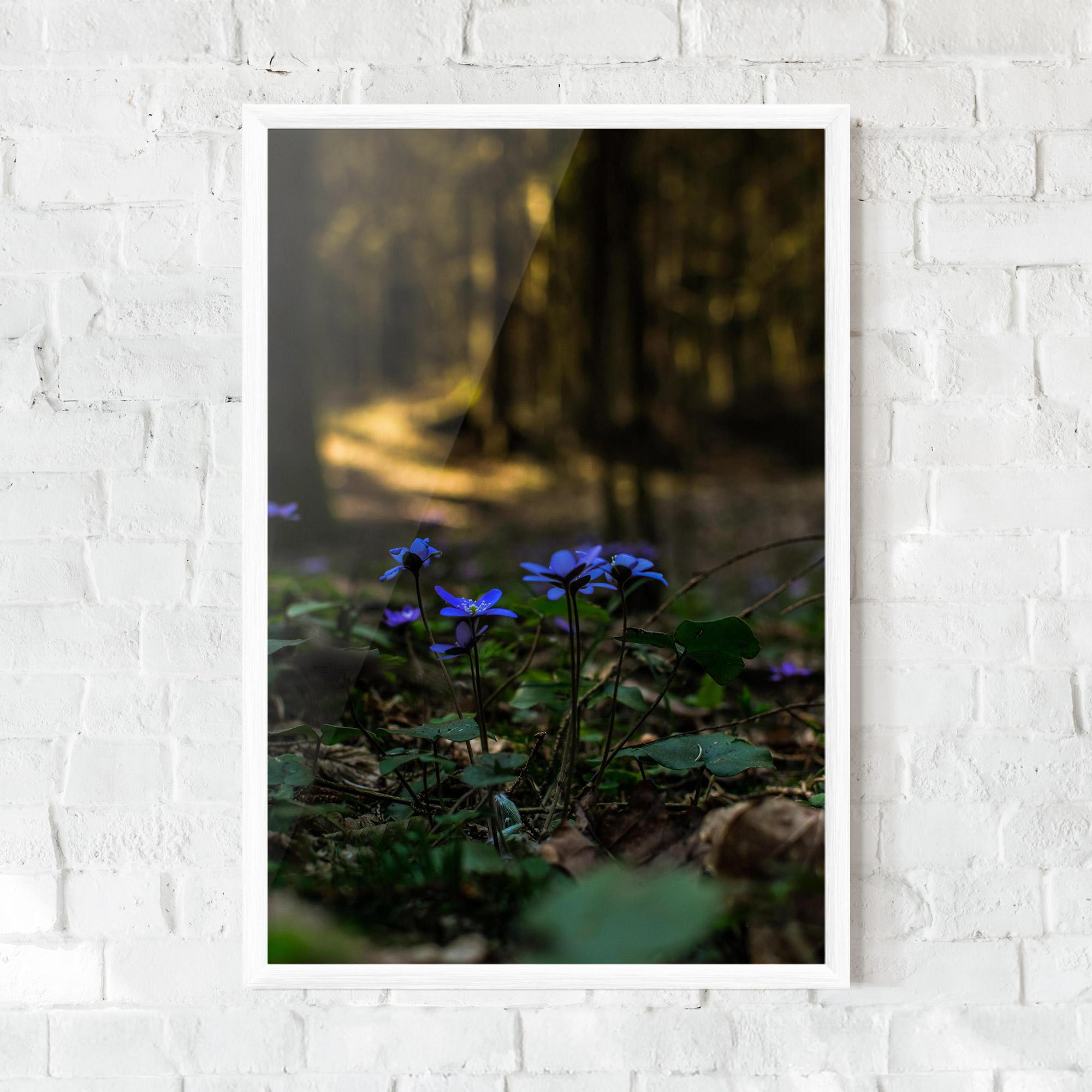 Poster Înrămat Purple Flower Forest mockup 0